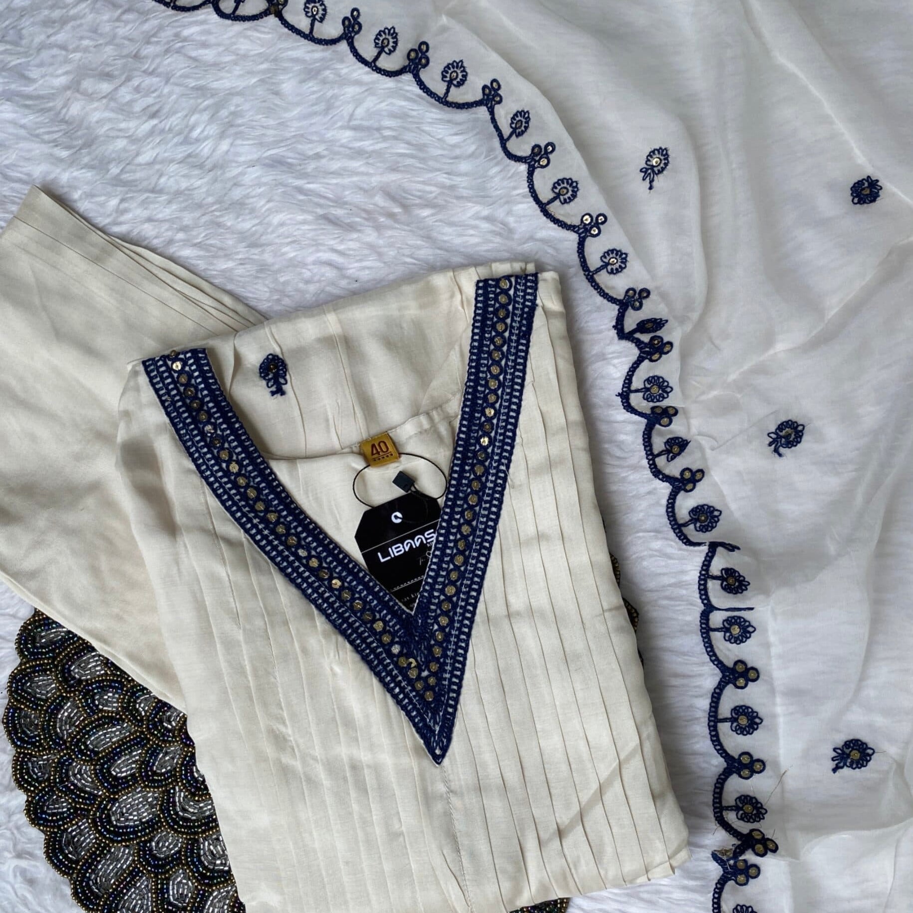 “Umang” Muslin silk anarkali kurti bottom with dupatta set