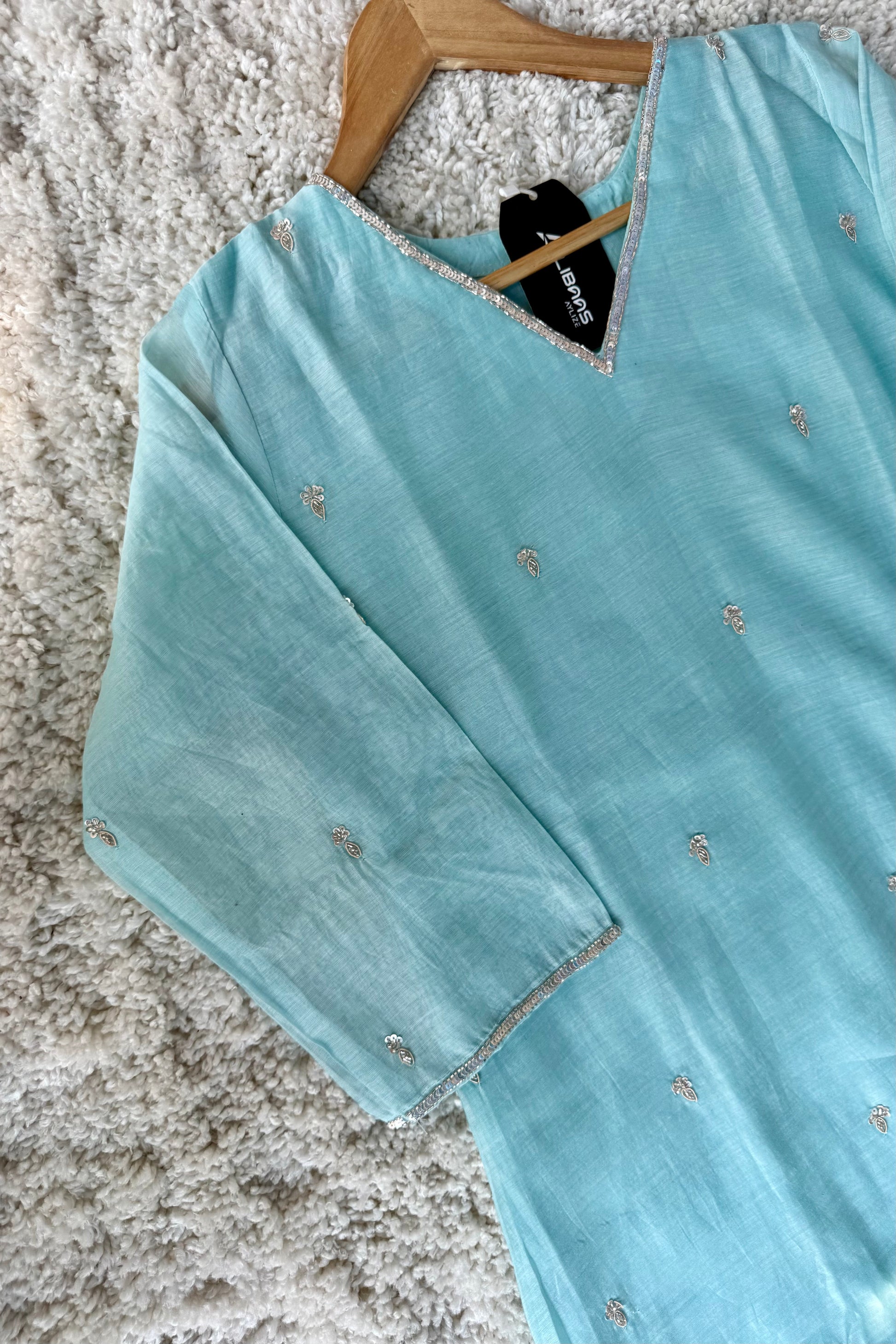 ✨”Grace- Premium Party Wear Mul Chanderi Kurta Set 🛍️