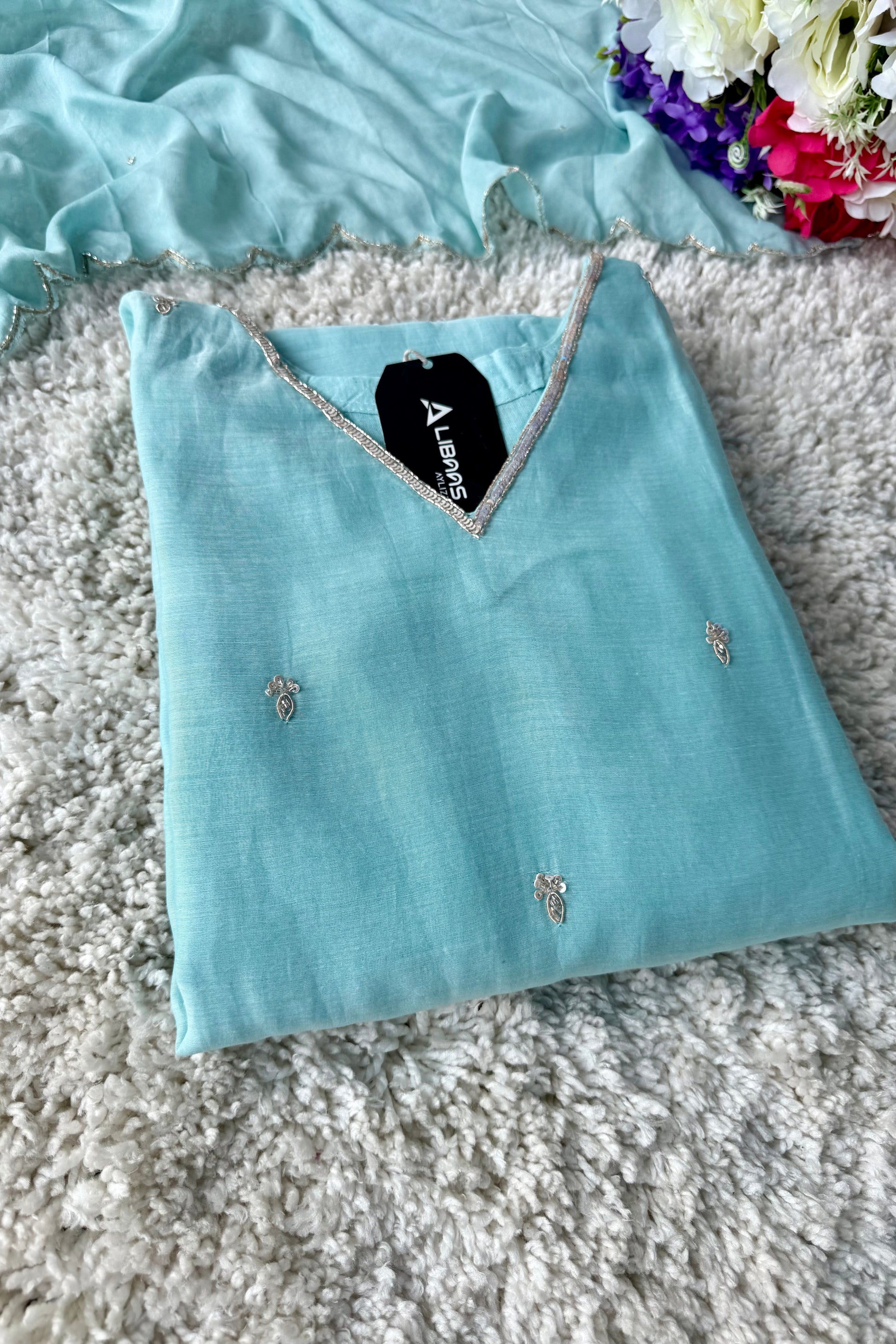 ✨”Grace- Premium Party Wear Mul Chanderi Kurta Set 🛍️