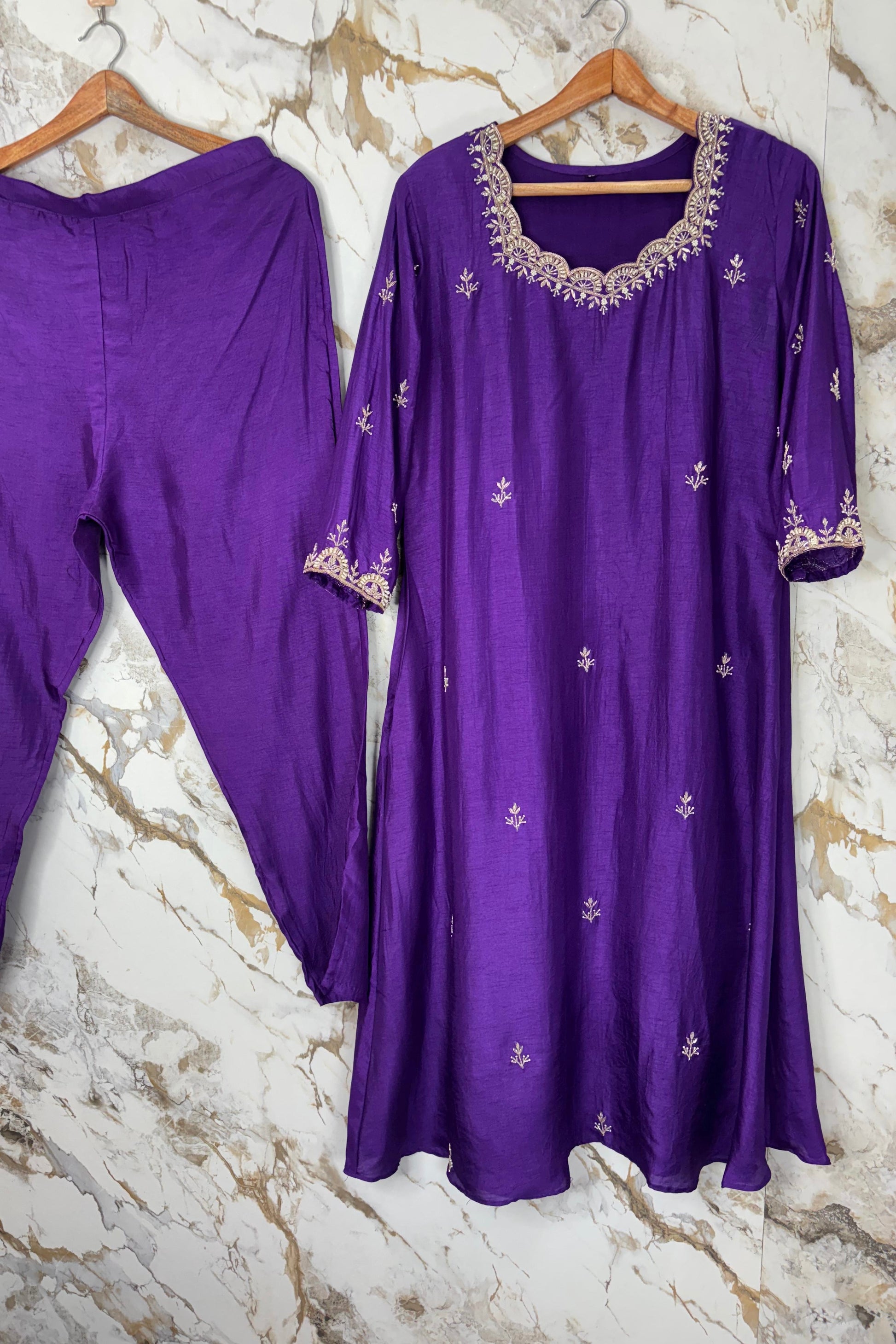 ✨ “Luxe – Premium Dola Silk Kurta Bottom Dupatta Set