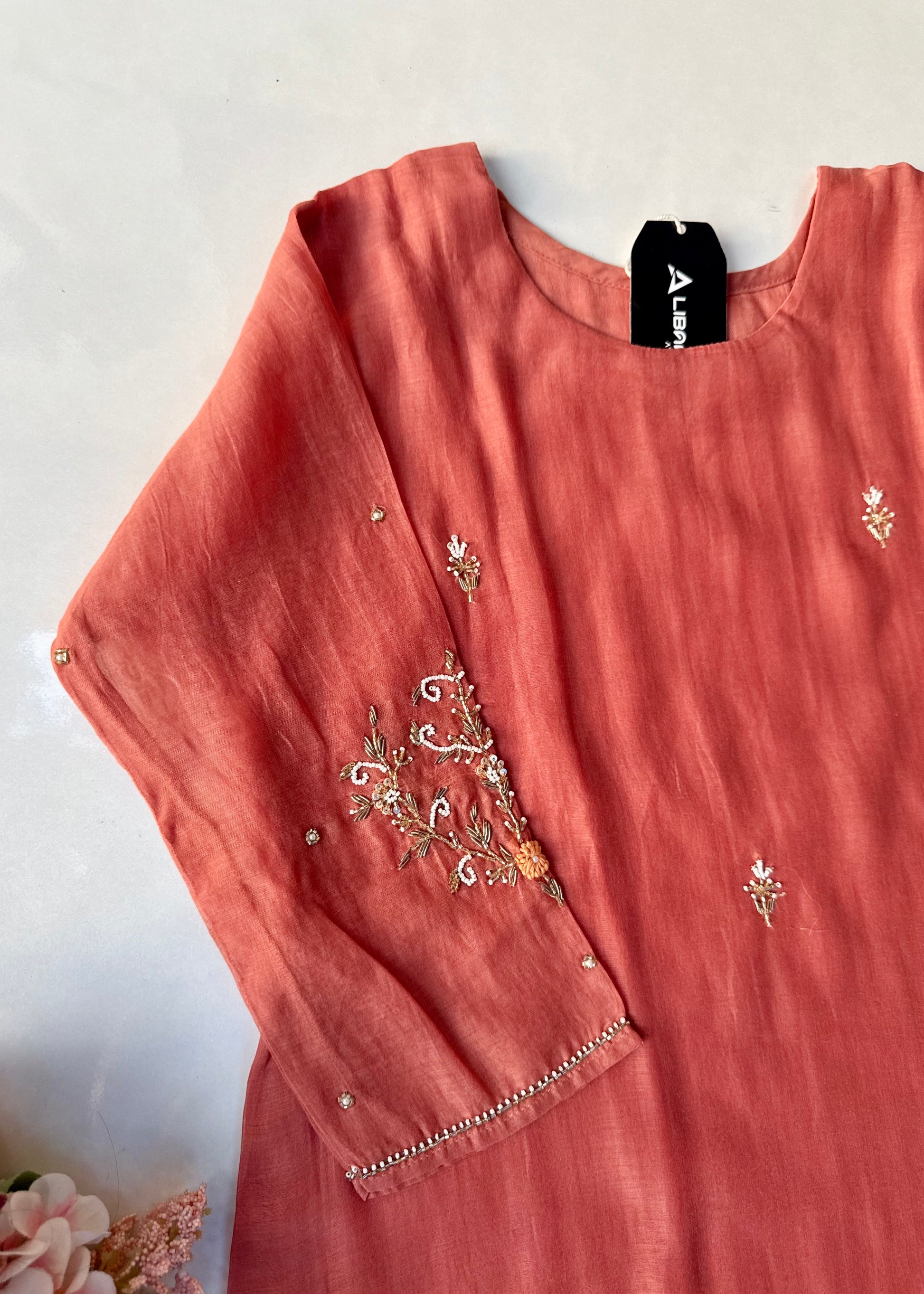 “Iqrah” premium Mul-Chanderi Party wear A Line suit set