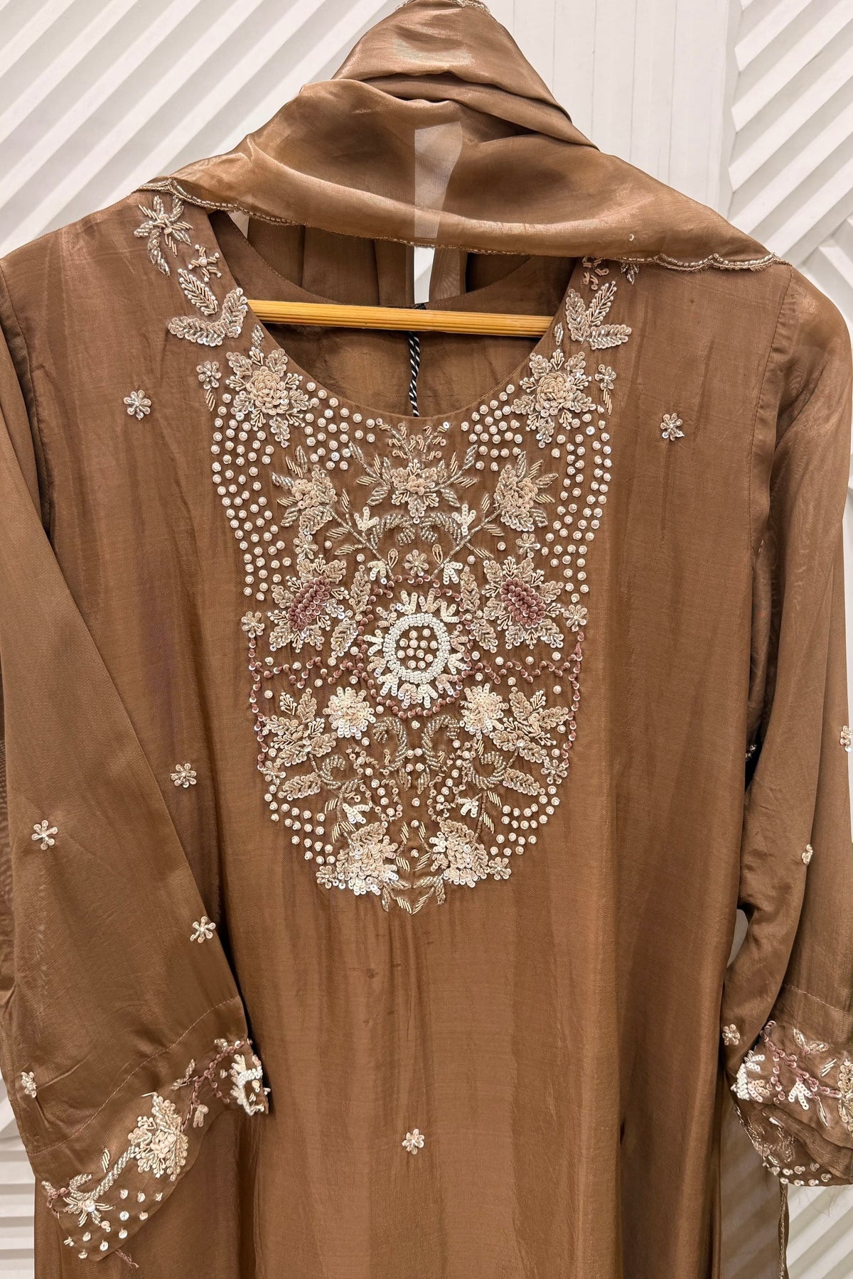 ✨Anvi - Premium Ho Silk A Line Kurta Set