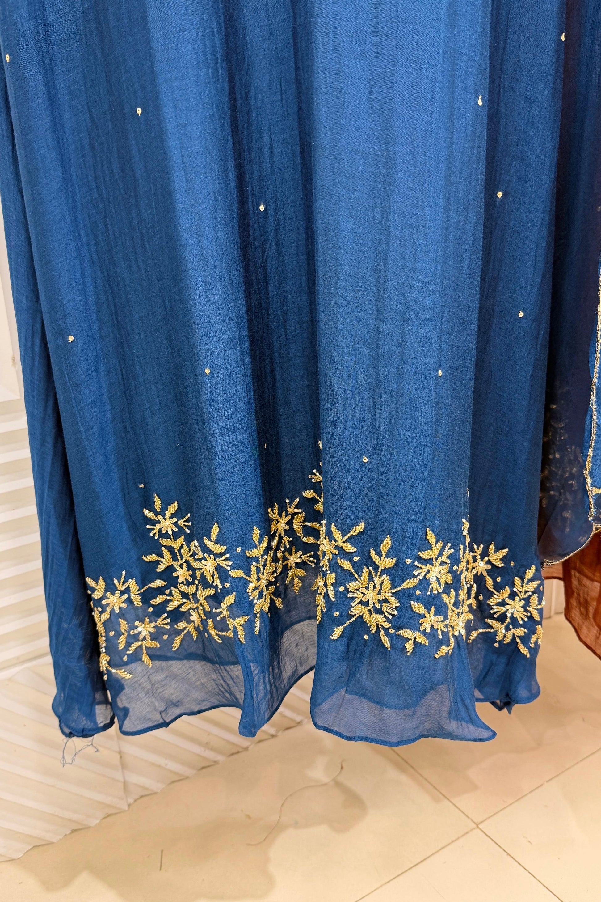 ✨”Samilsha - Premium Mul Chanderi A-Line Kurta Set