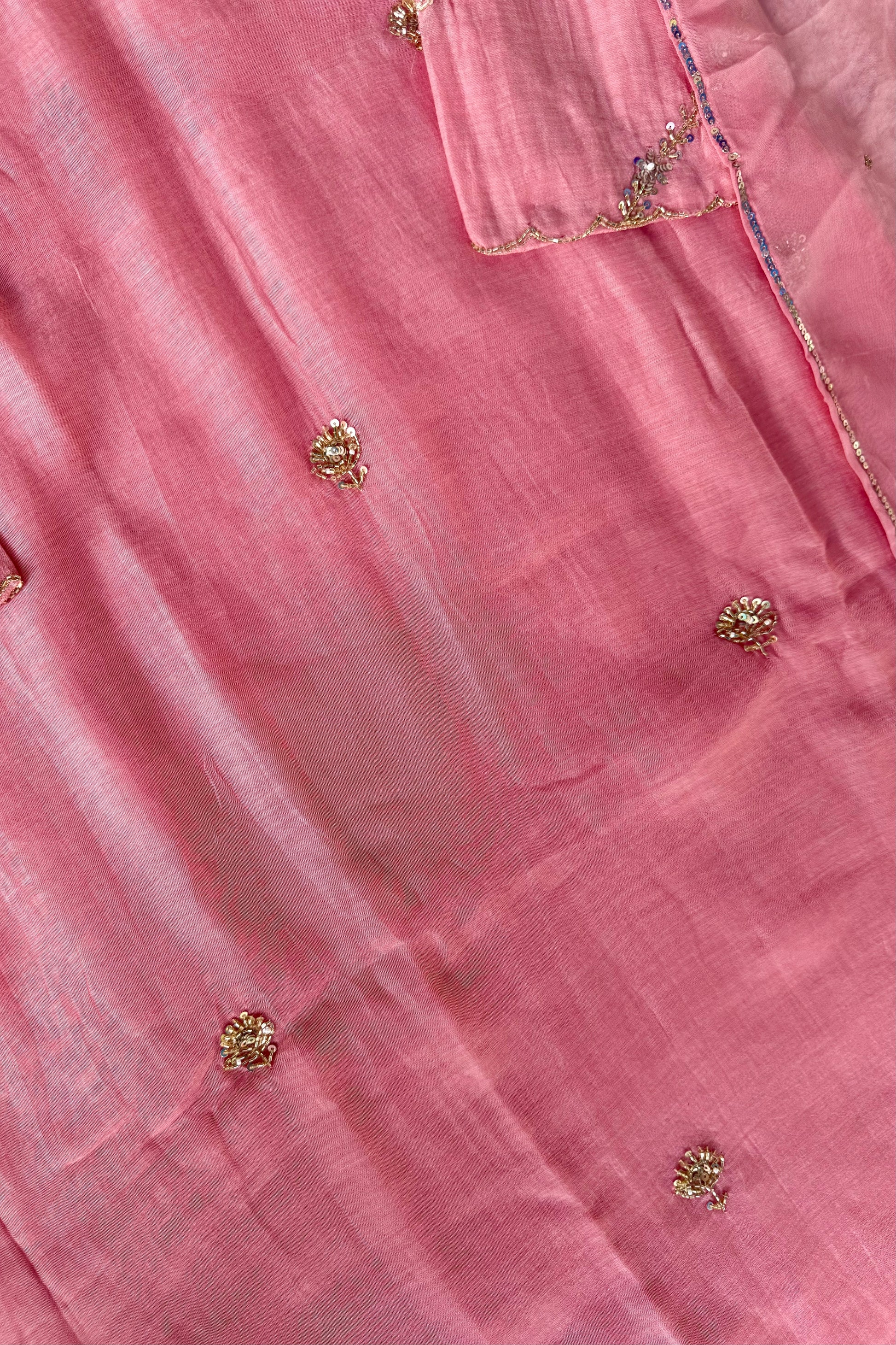 ✨”Unique- Party Wear Mul Chanderi A Line Kurta set 🛍️