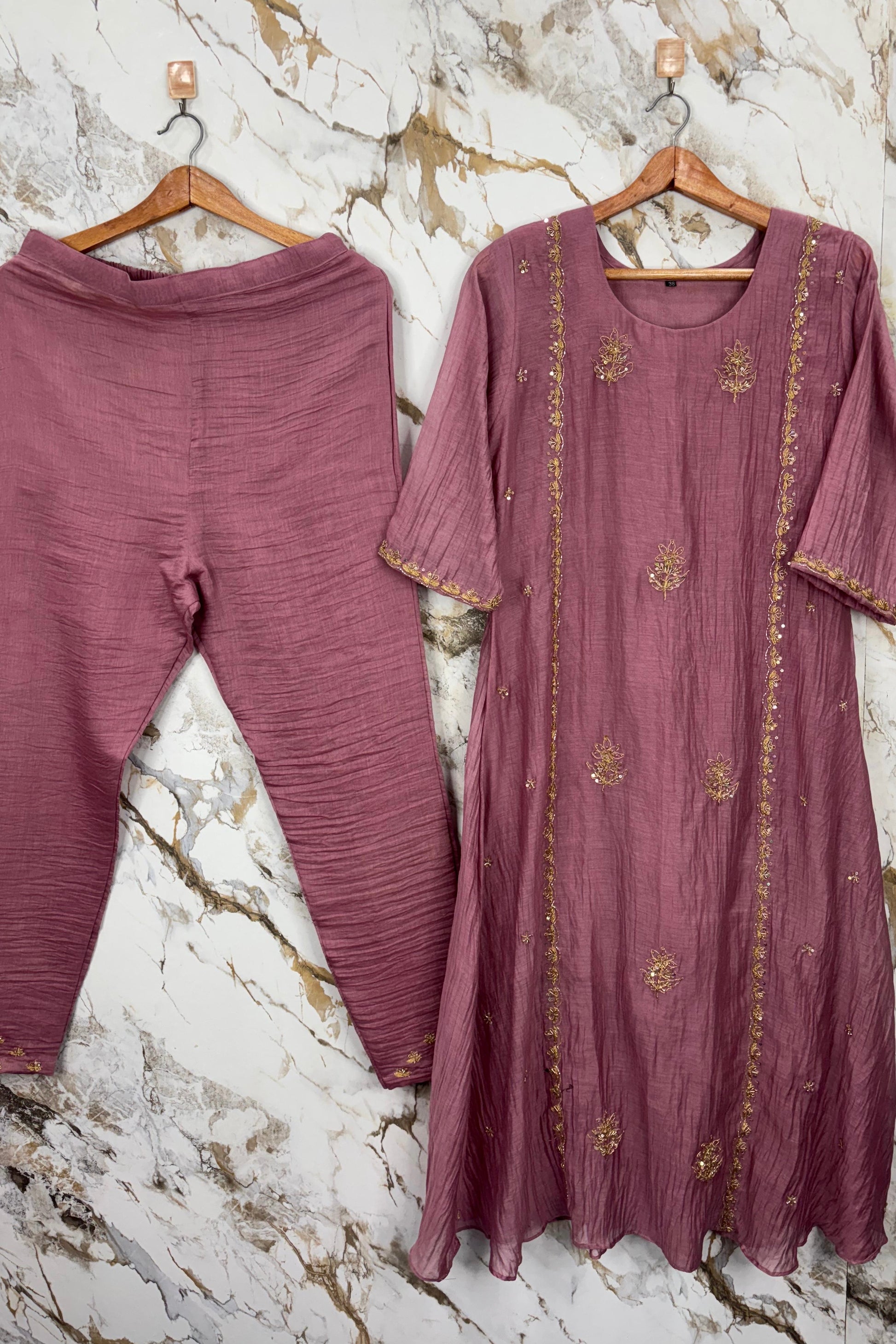 “Ujjwal” Trending Mul Chanderi A Line Suit 🛍️