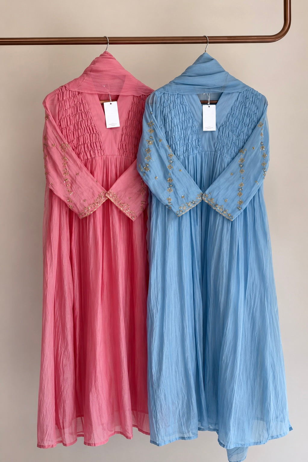 ✨Umang- Premium Mul Chanderi Anarkali Kurta Set