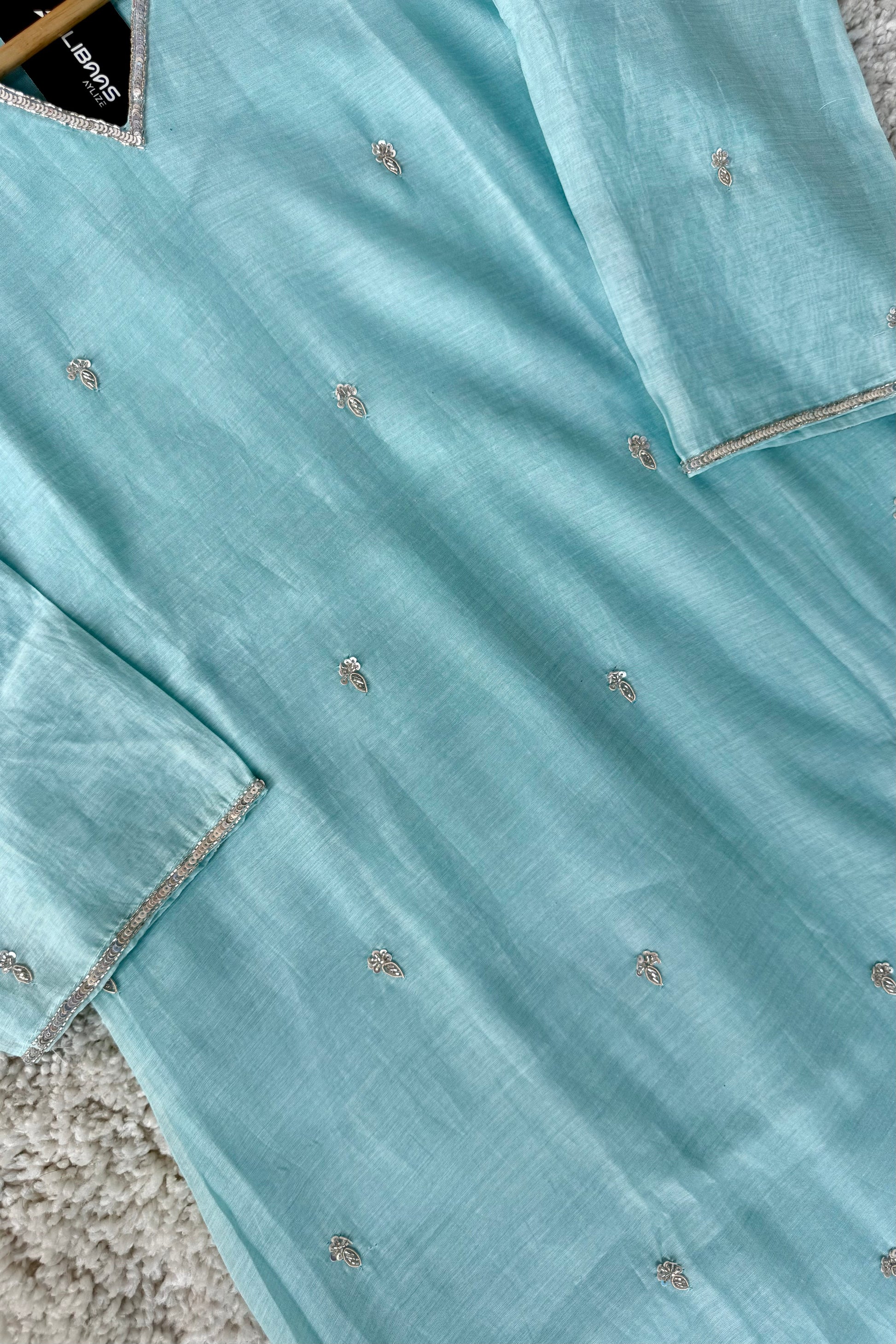 ✨”Grace- Premium Party Wear Mul Chanderi Kurta Set 🛍️
