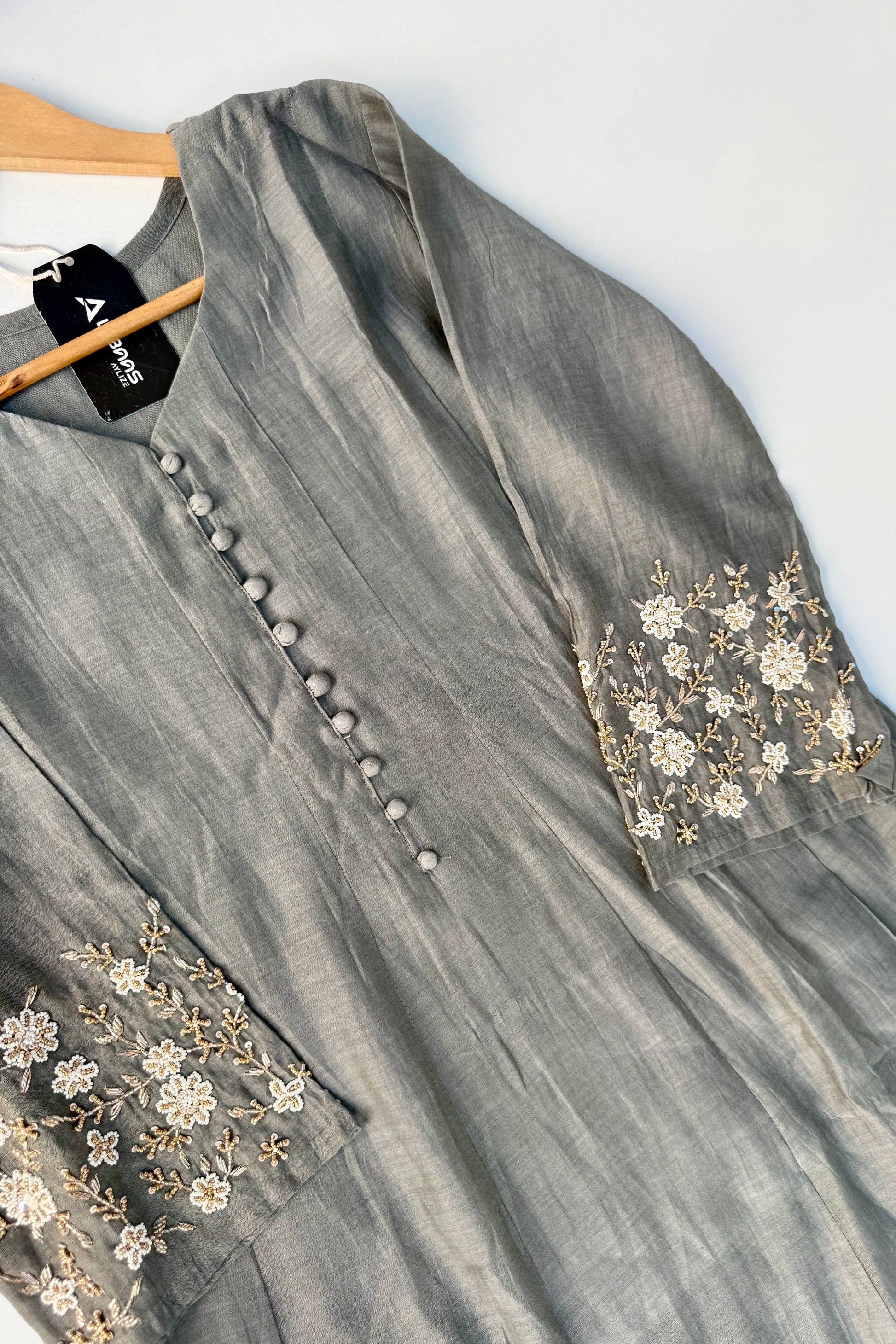 ✨Ay10- Pre Book Beautiful Mul Chanderi A Line Kurta set