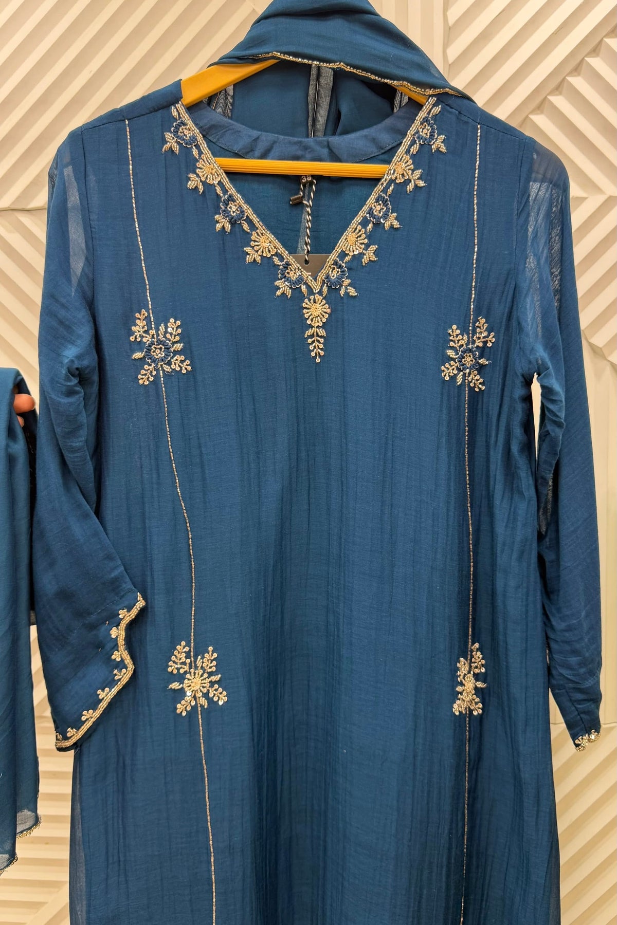 ✨ Daisy - Premium Mul Chanderi A-Line Anarkali Kurta set