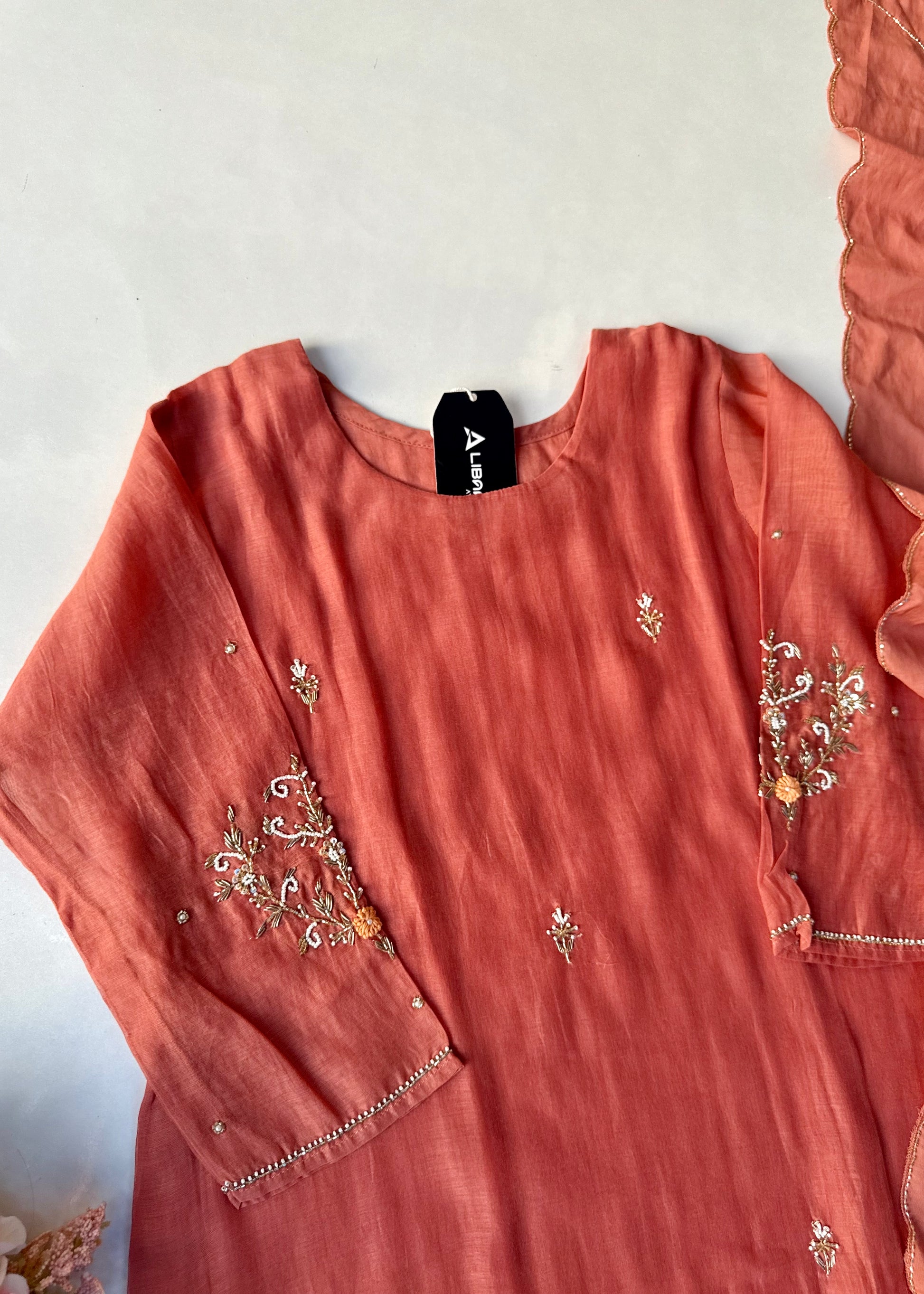 “Iqrah” premium Mul-Chanderi Party wear A Line suit set