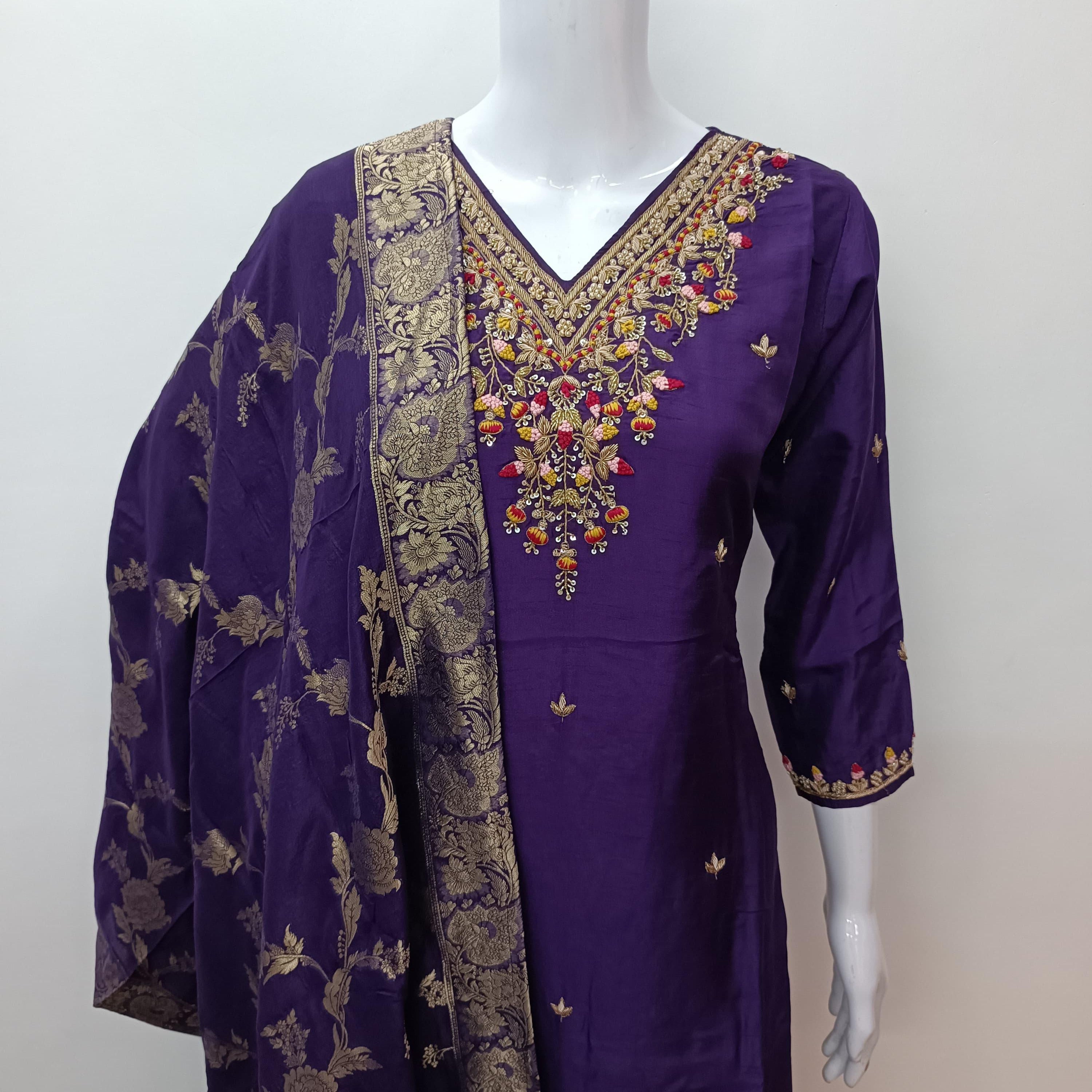 “ MAANSI” Premium range Heavy handwork kurti set