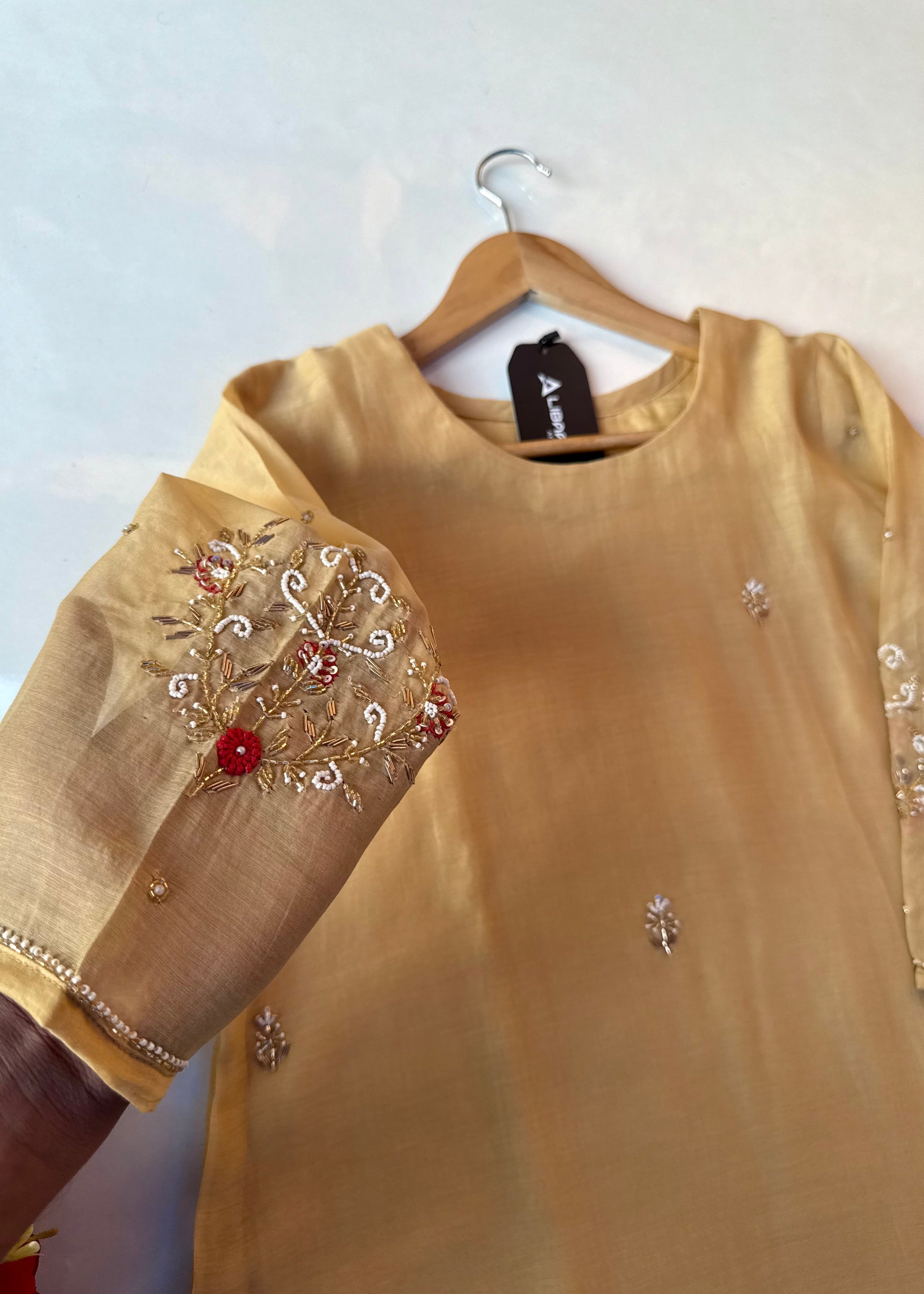 “Iqrah” premium Mul-Chanderi Party wear A Line suit set
