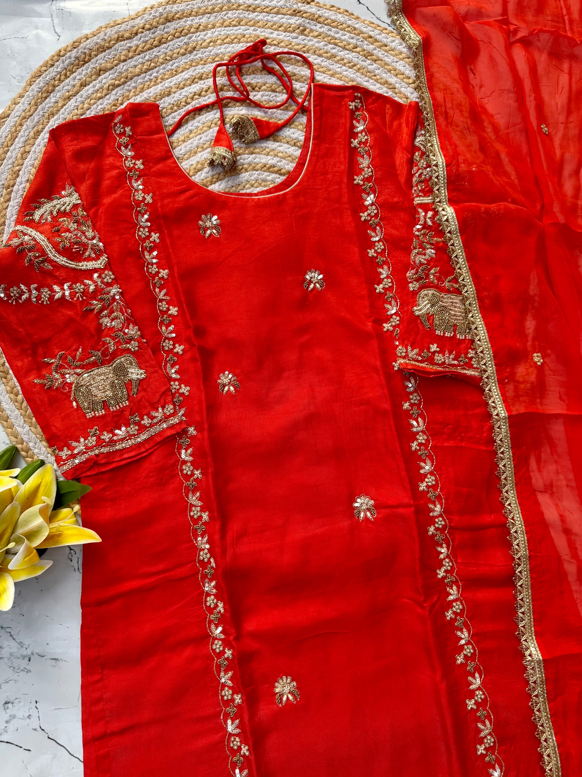 "Nimrit" heavy handwork wedding special suit set 🛍️