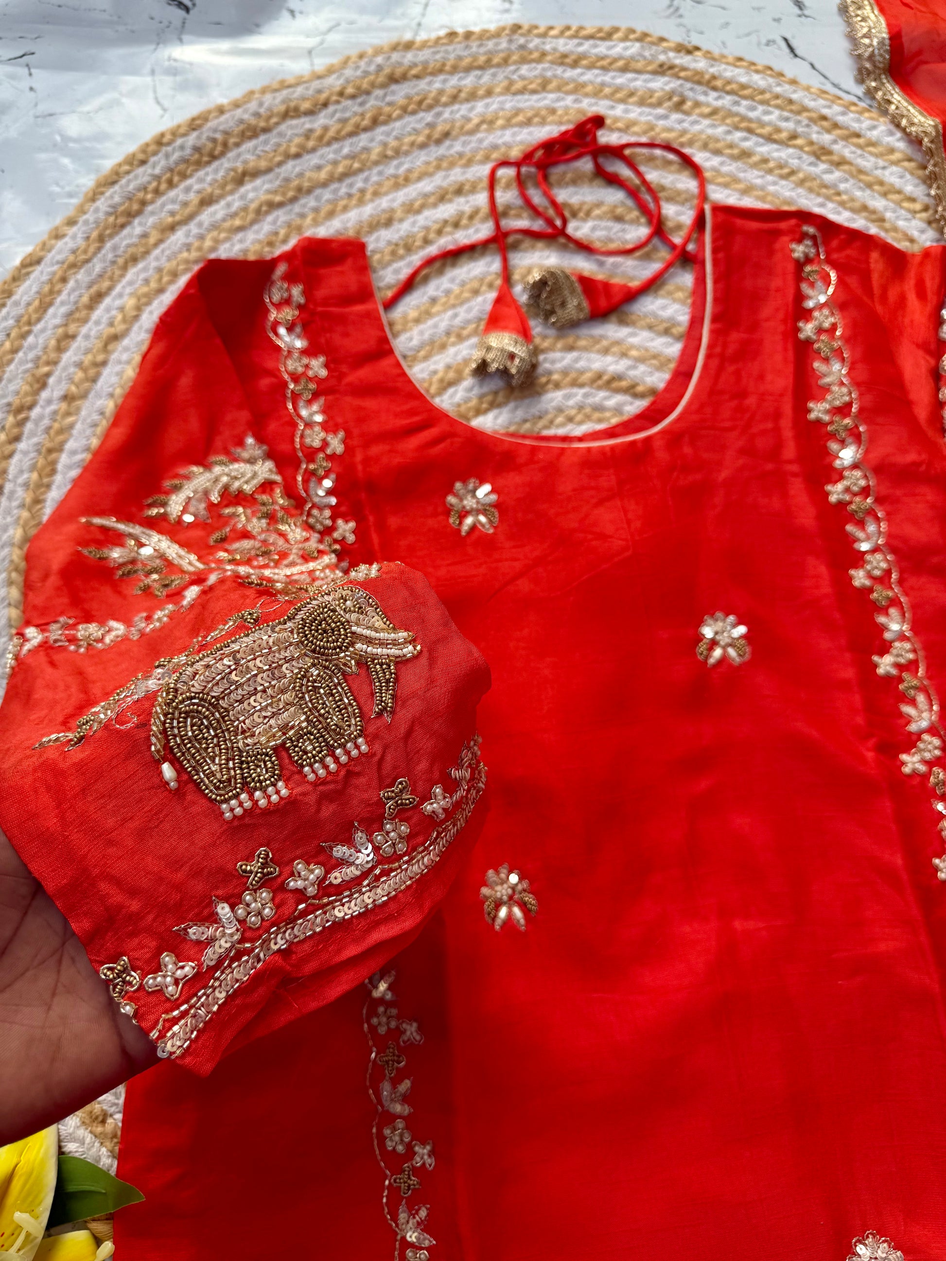 "Nimrit" heavy handwork wedding special suit set 🛍️