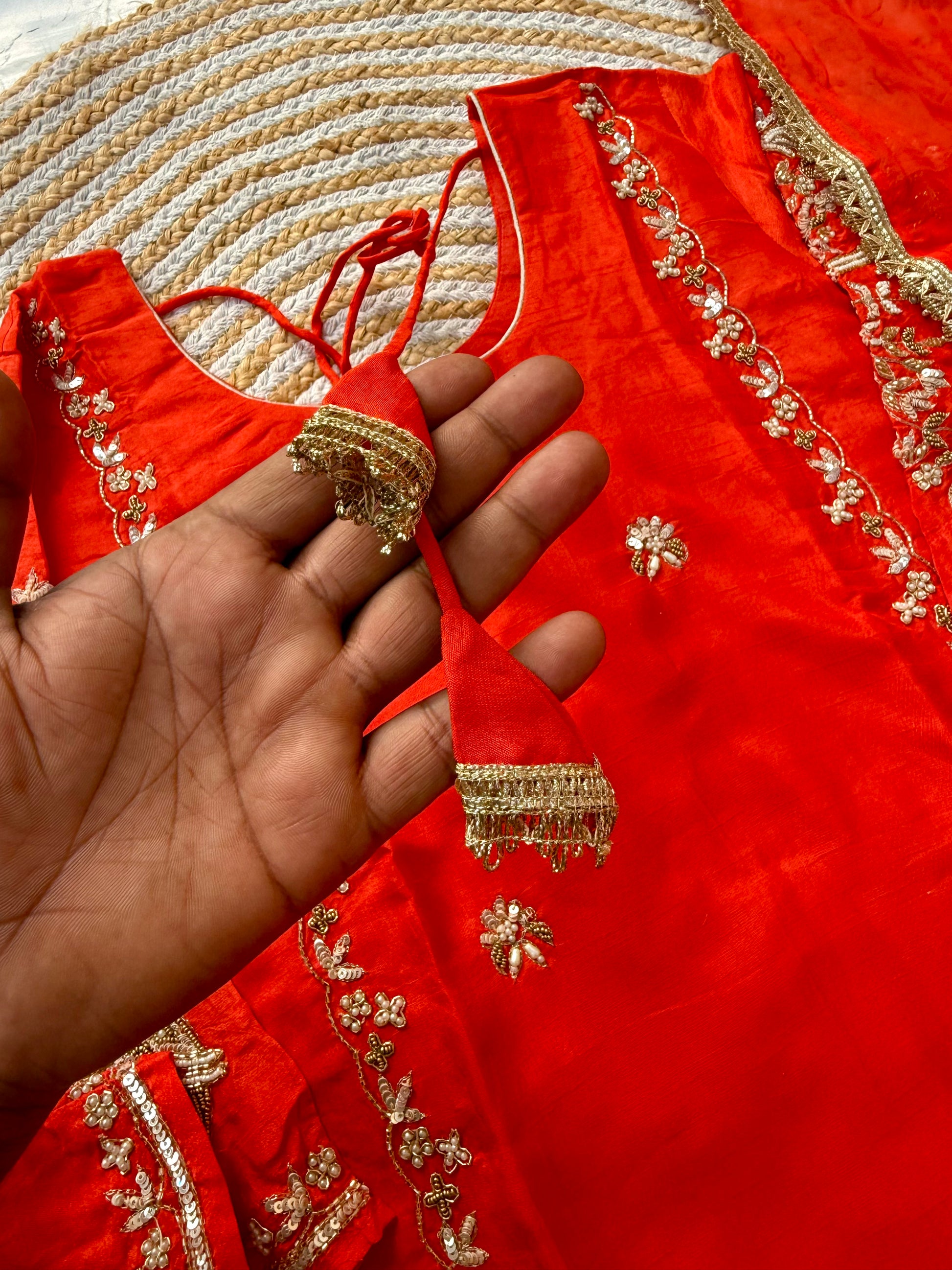 "Nimrit" heavy handwork wedding special suit set 🛍️