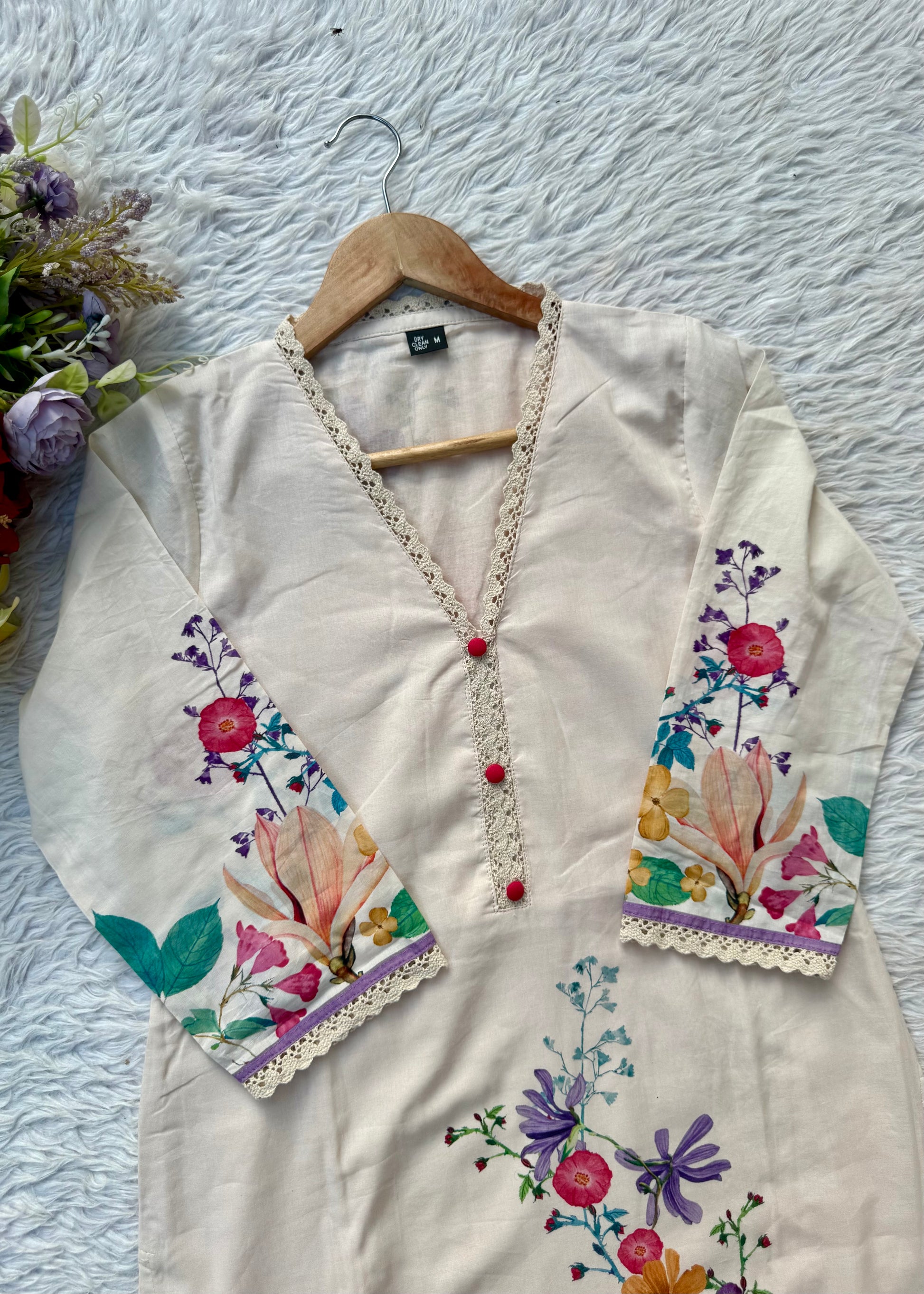 “BHOOMI" Premium mul cotton kurti pant with dupatta set