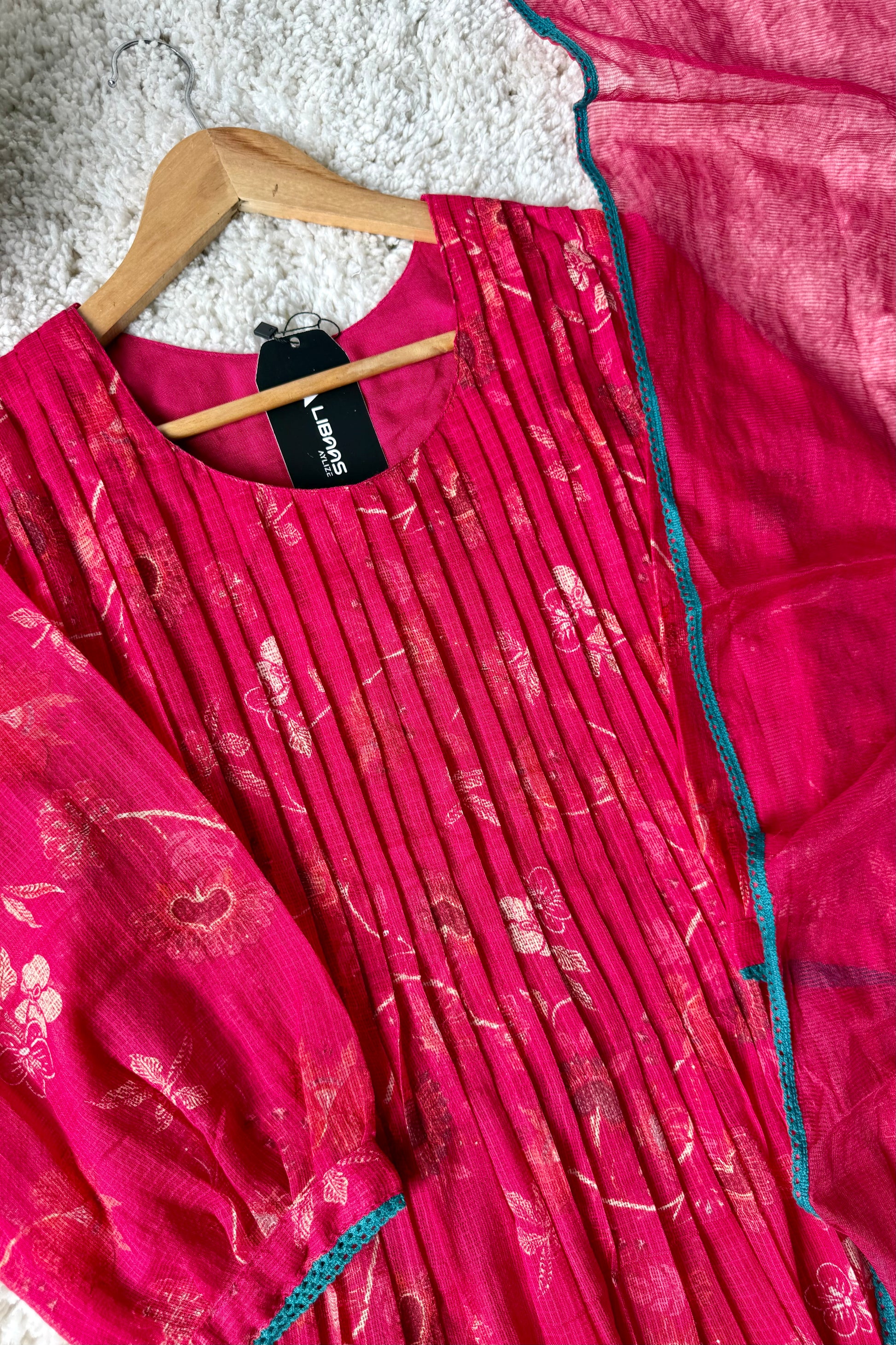 ✨”Ziana – Elegant Kota Ethnic A Line Suit Set 🛍️