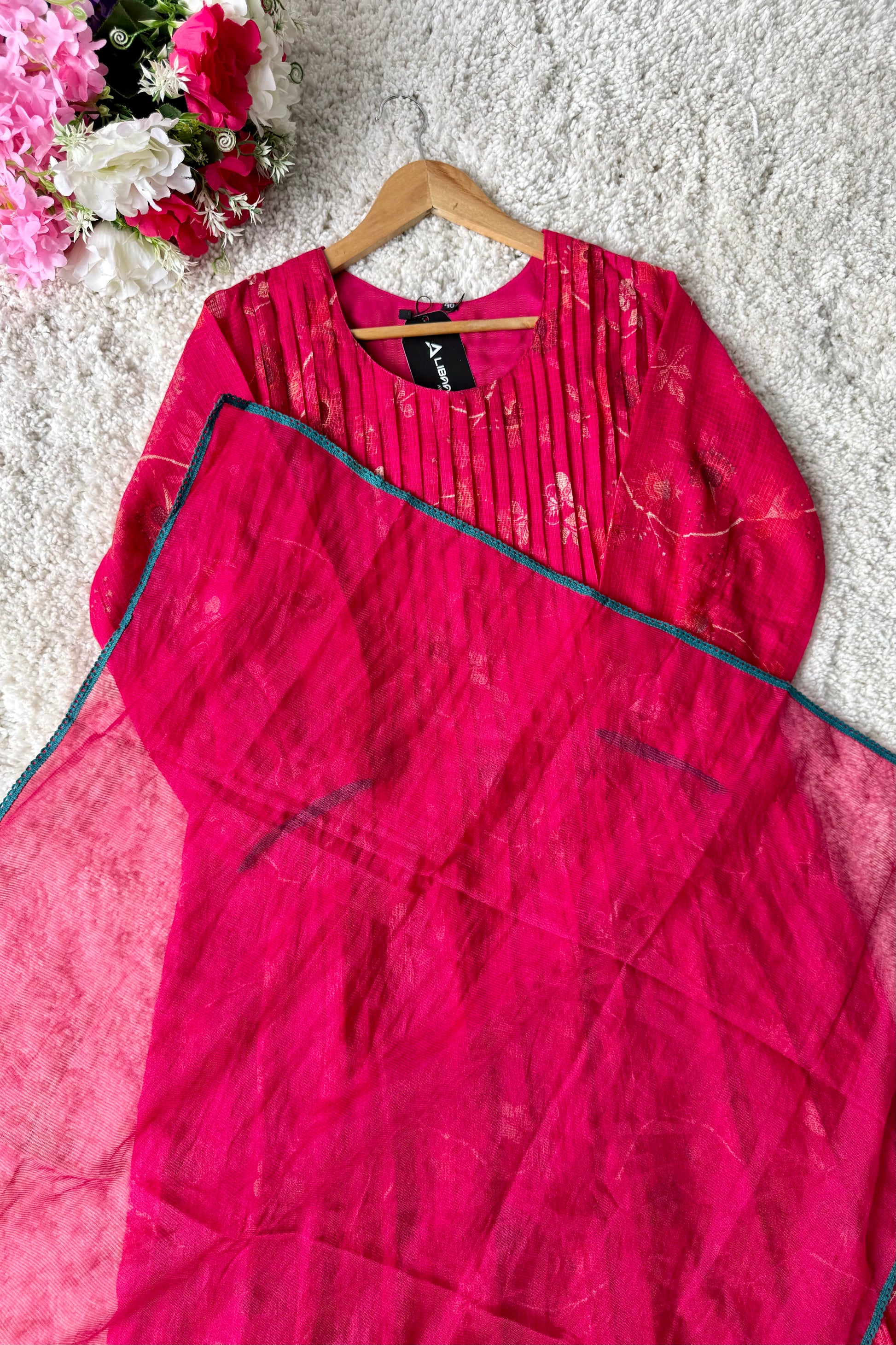 ✨”Ziana – Elegant Kota Ethnic A Line Suit Set 🛍️