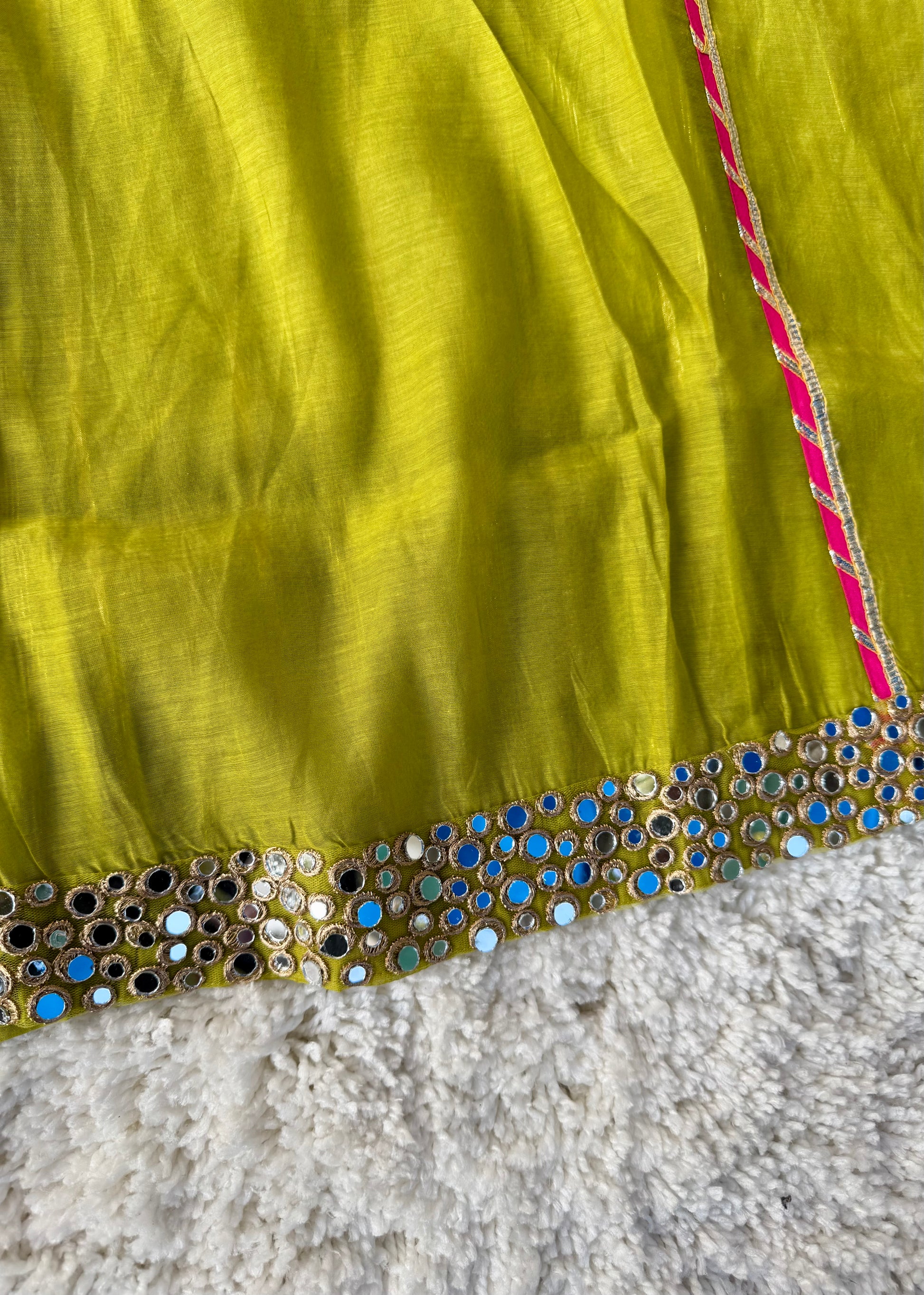 “Mehzaa” Weddings Special Mul Chanderi A-Line Anarkali Suit Set