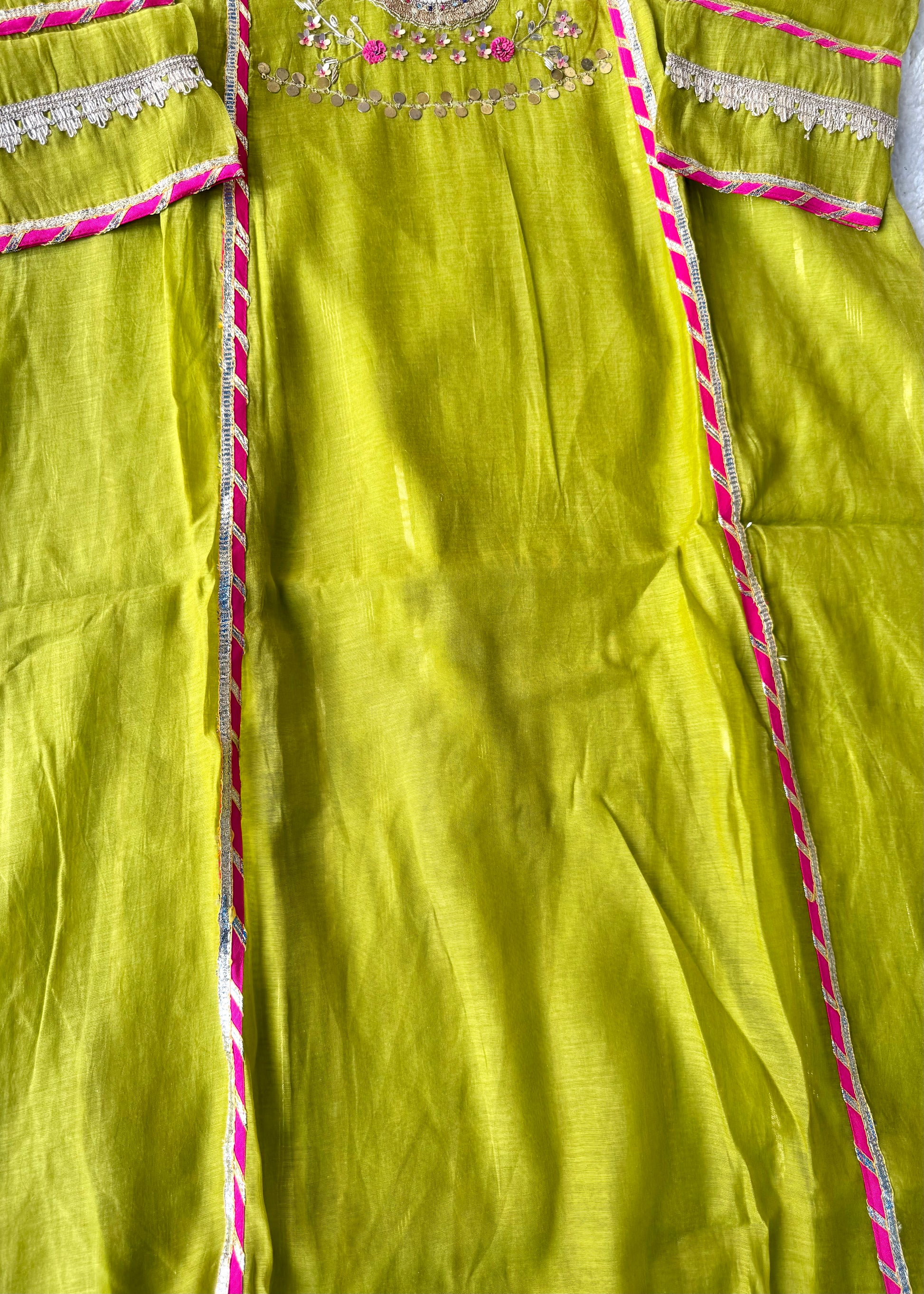 “Mehzaa” Weddings Special Mul Chanderi A-Line Anarkali Suit Set