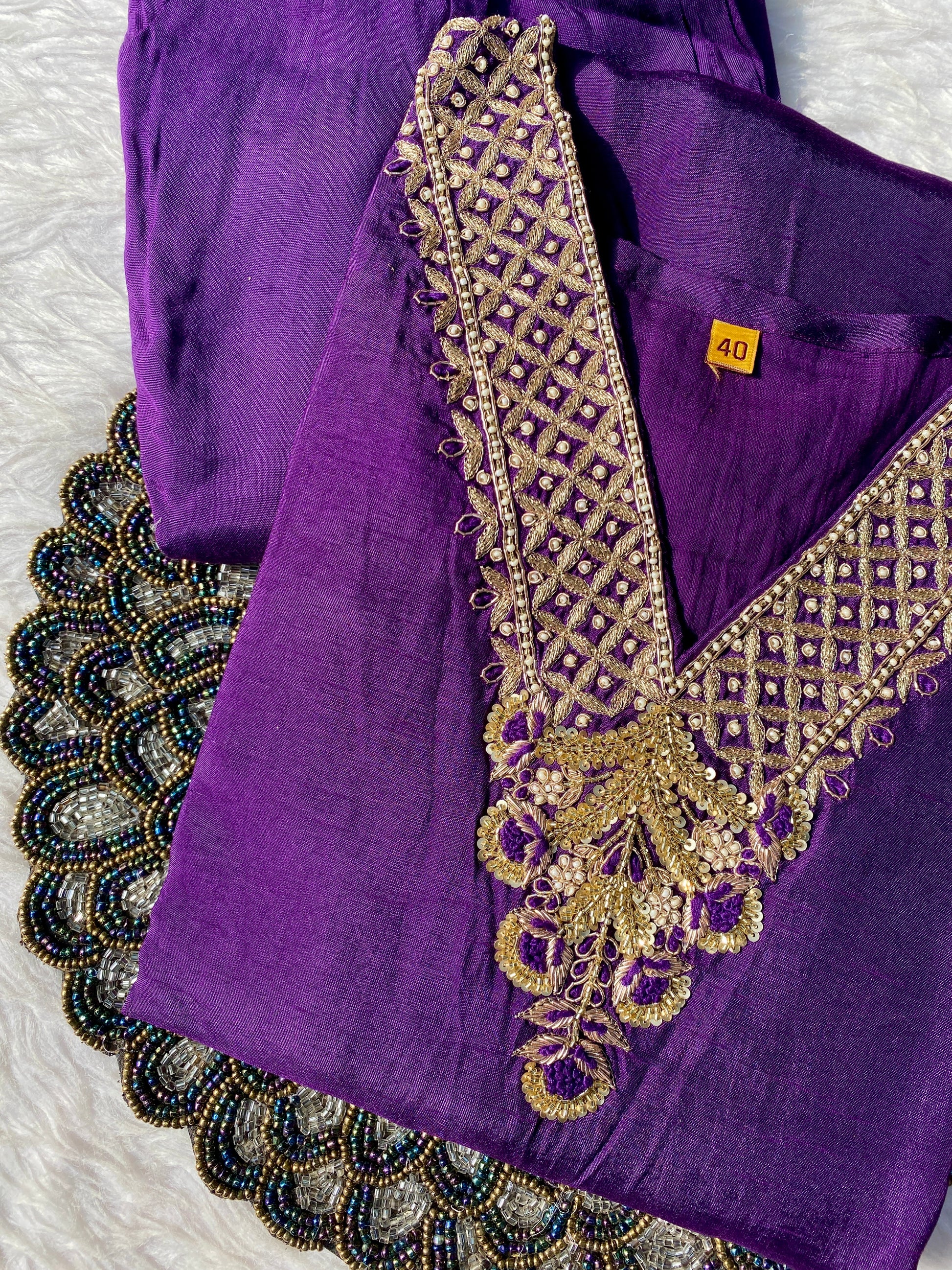 “RASHIDA” Premium range Heavy handwork kurti set