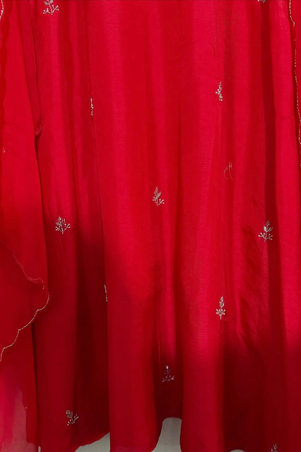 “MAHREEN” Beautiful Tissue silk Handwork Suit Set