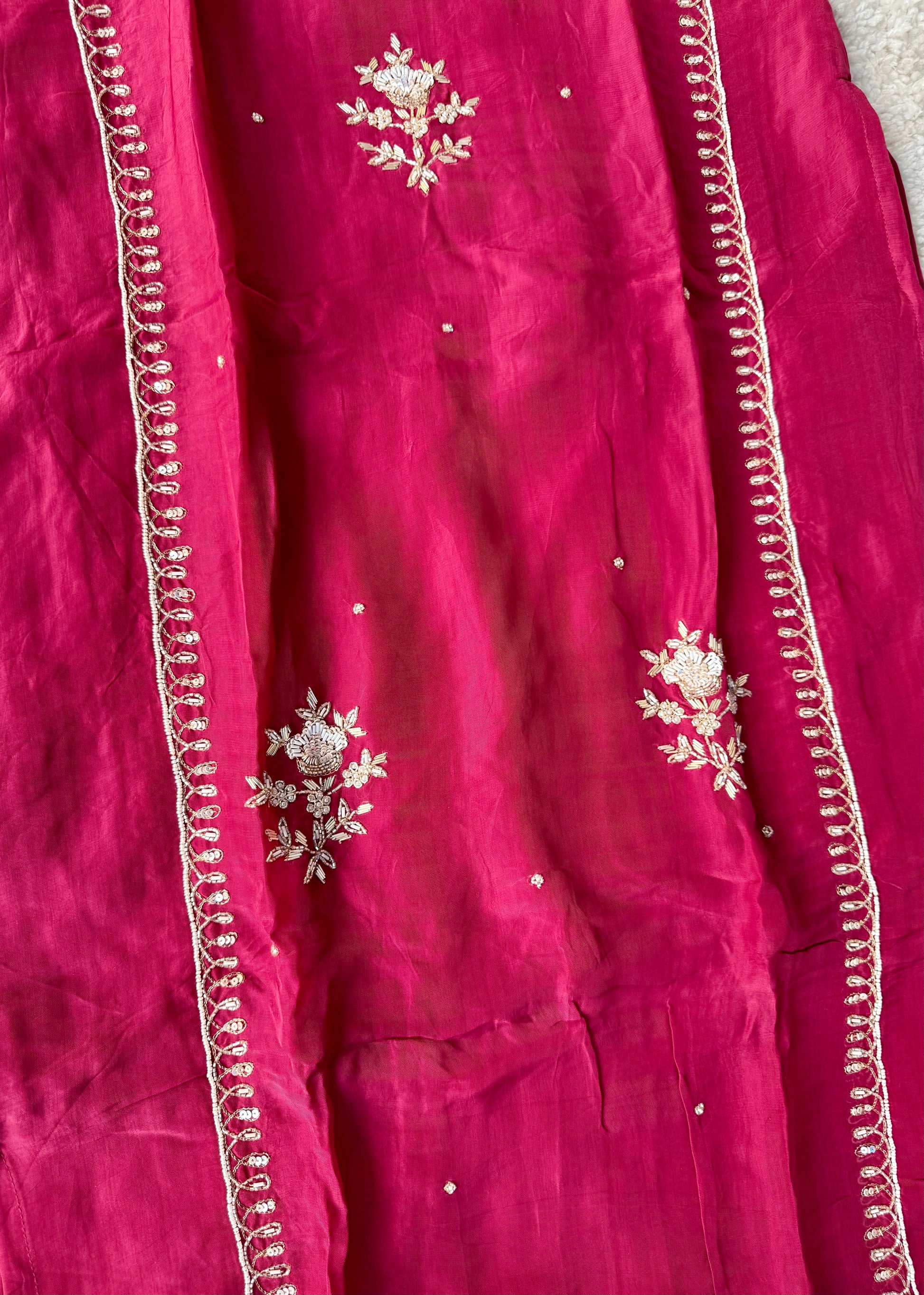 “Ujjwal” Trending Organza Viscose Suit set 🛍️