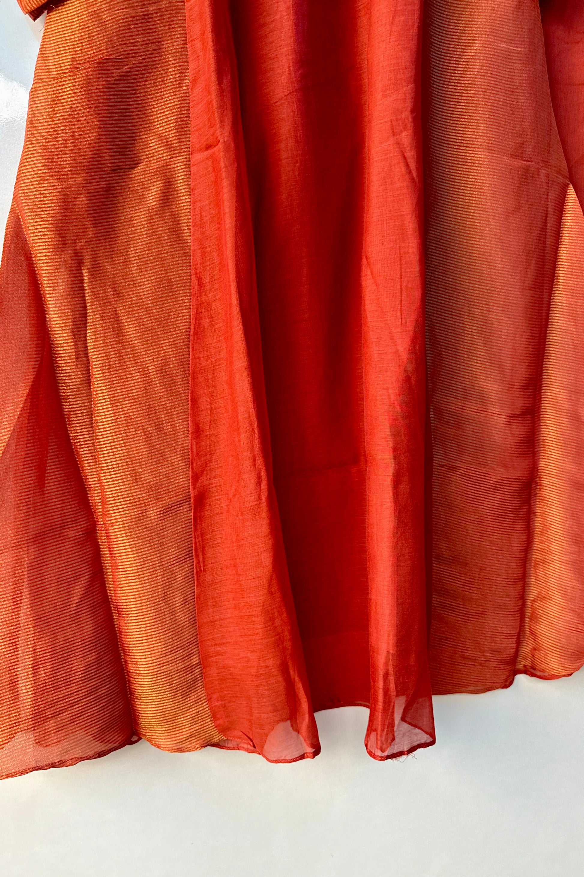 “Ishani” Premium Mul Chanderi A line Anarkali Kurta Set