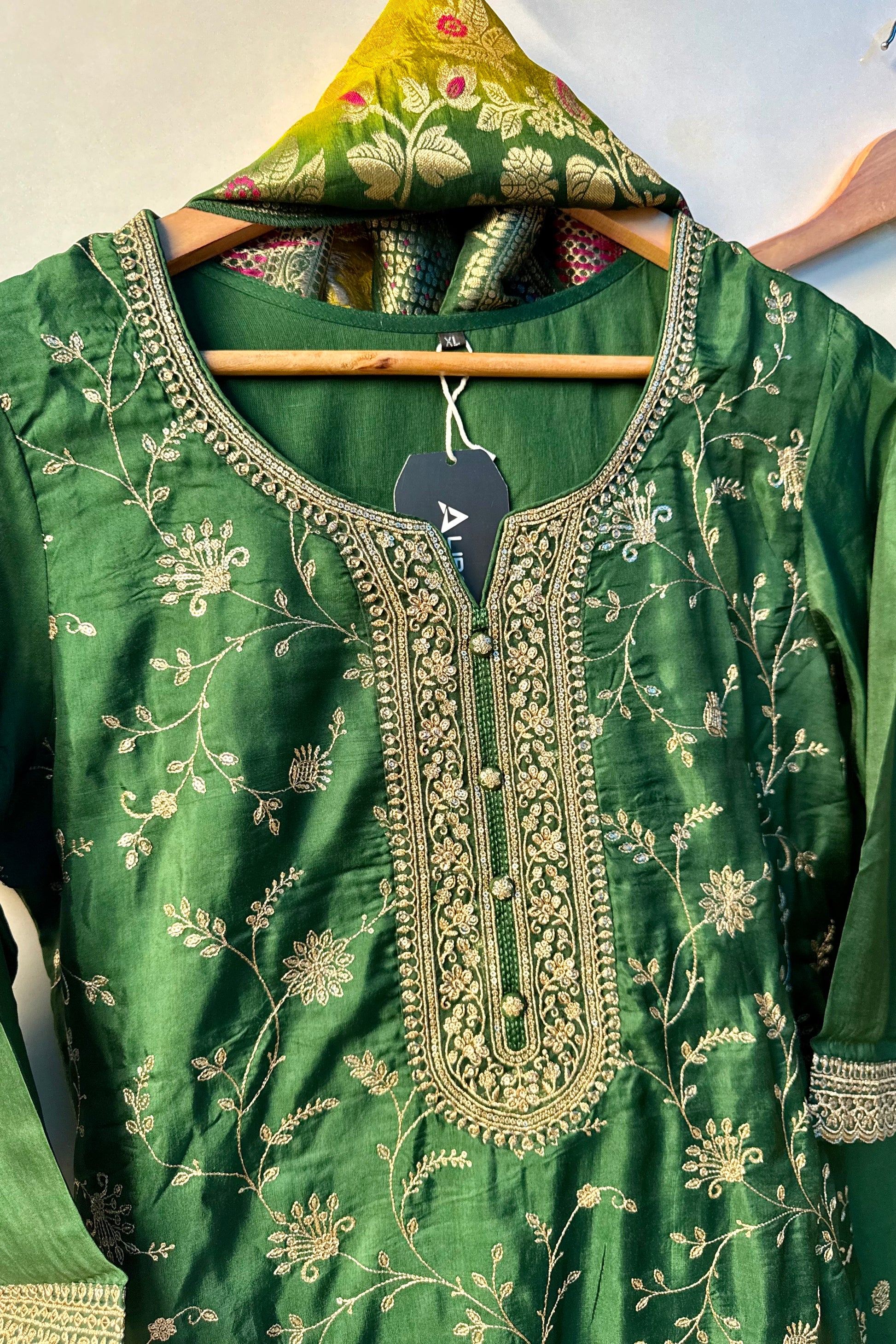 “AYAT” Festive wear Jacquard silk kurta palazzo set