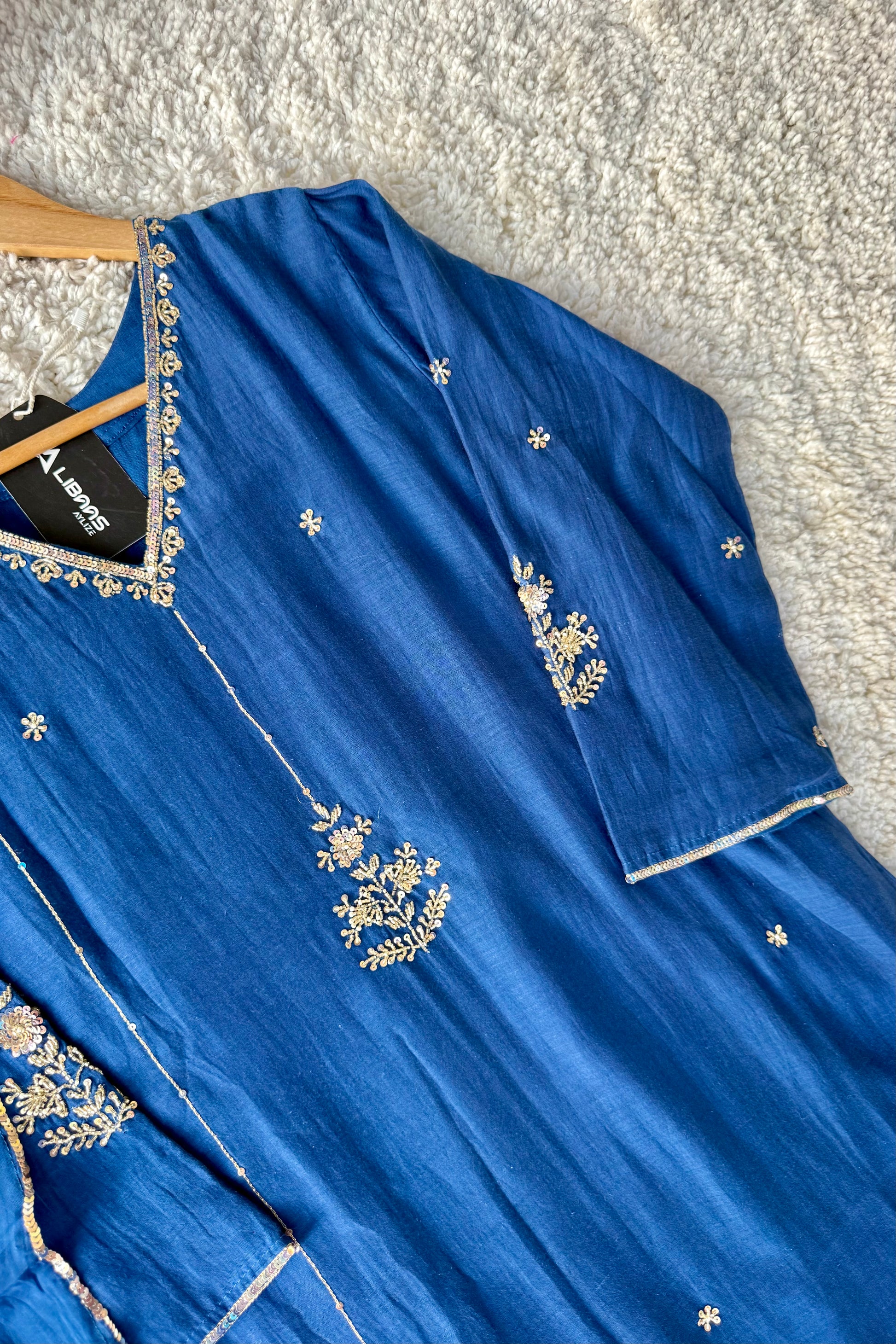 ✨”Grace- Premium Party Wear Mul Chanderi Kurta Set 🛍️
