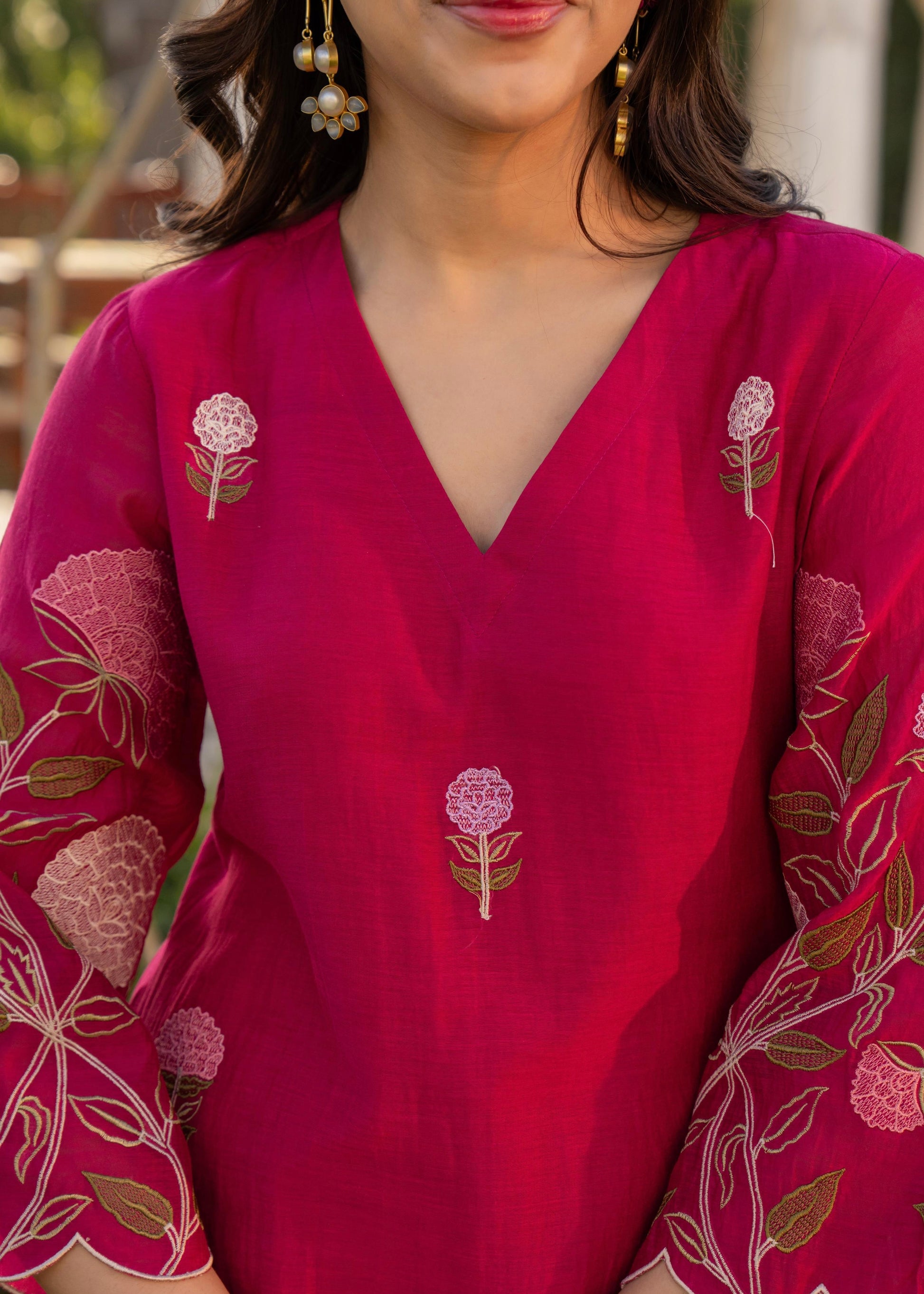 “NAVI” Premium Mul Chanderi party wear kurta set