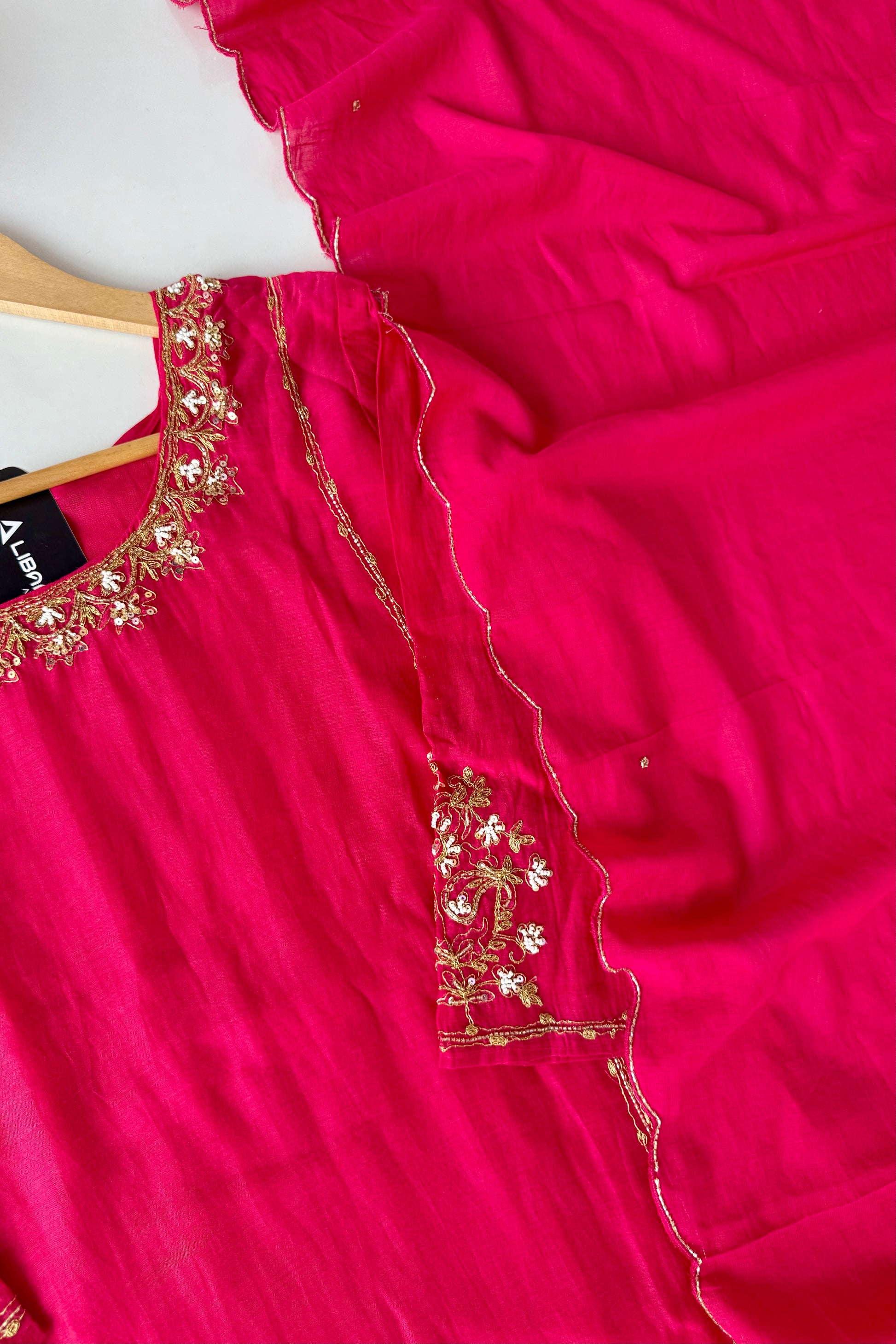 💕”Nayra – Premium Mul Chanderi A-Line Kurta Set