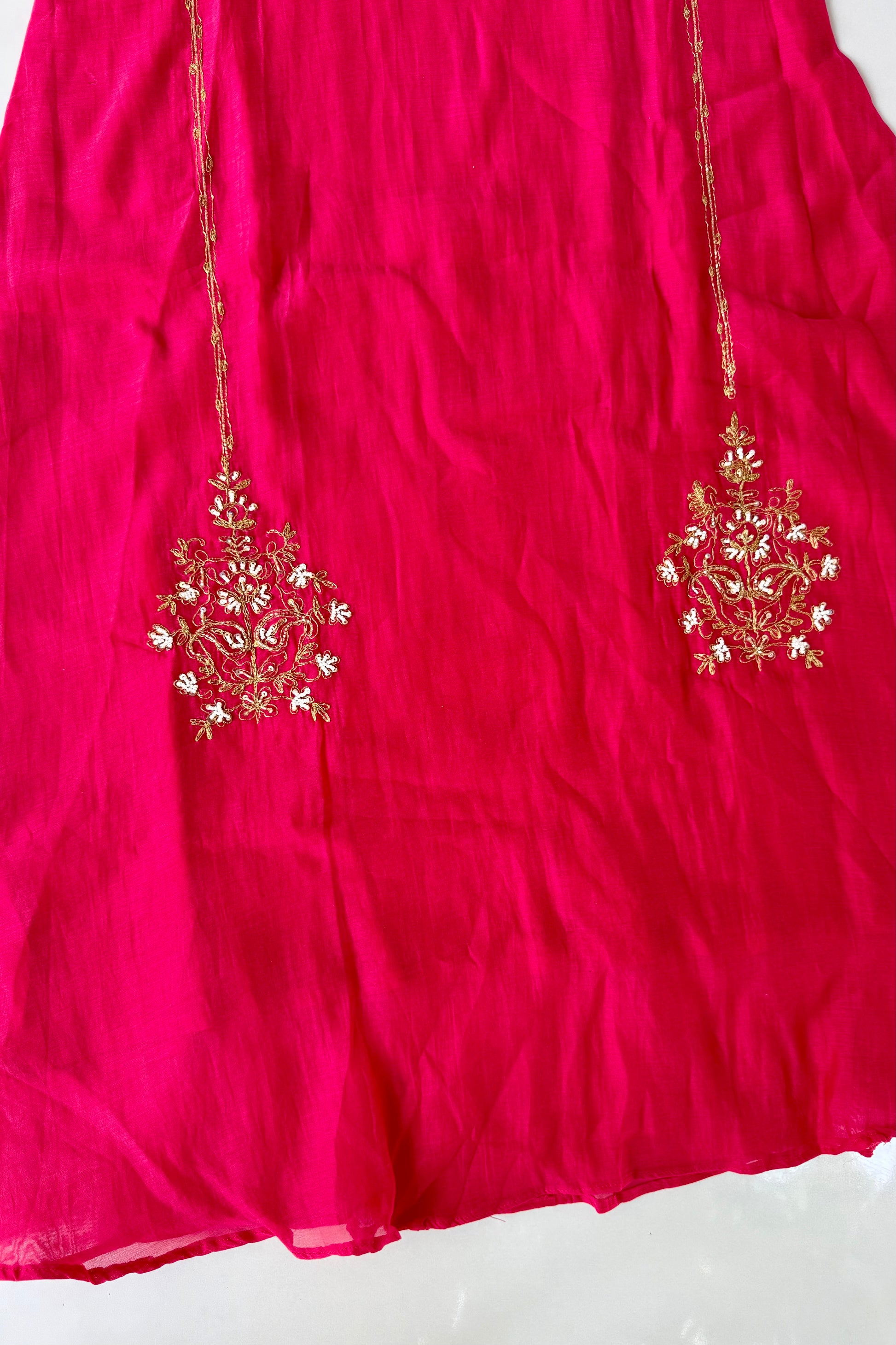 💕”Nayra – Premium Mul Chanderi A-Line Kurta Set