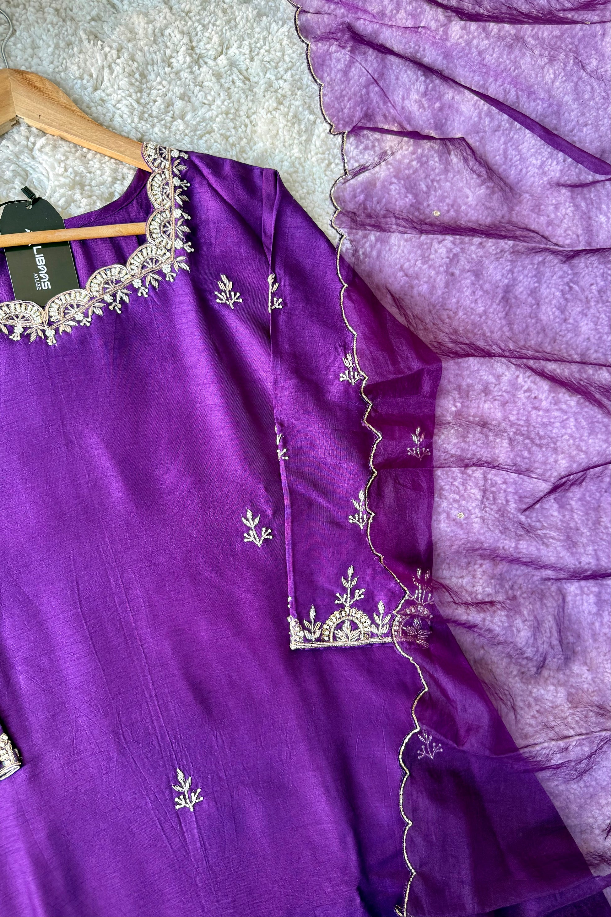 ✨ “Luxe – Premium Dola Silk Kurta Bottom Dupatta Set