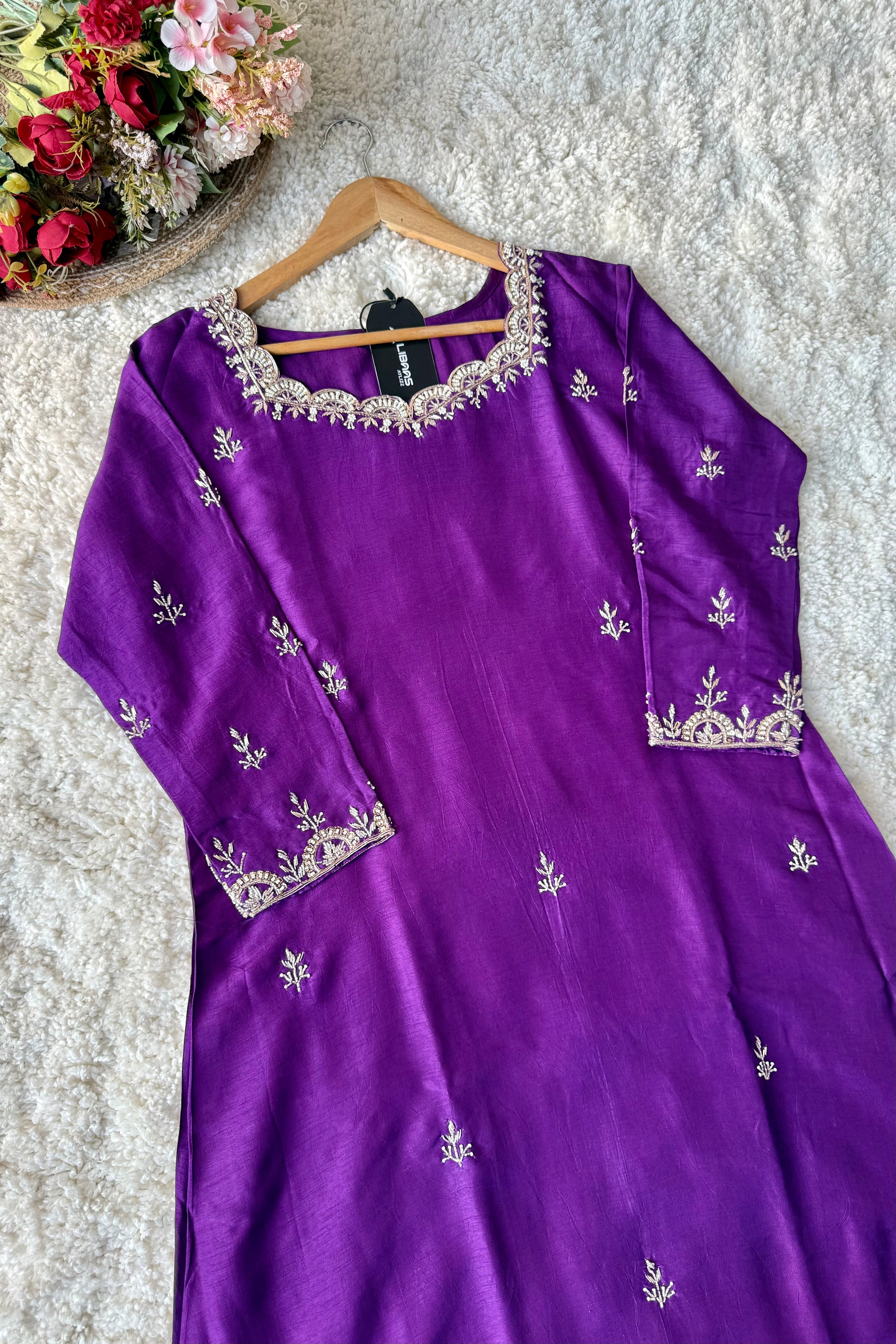 ✨ “Luxe – Premium Dola Silk Kurta Bottom Dupatta Set