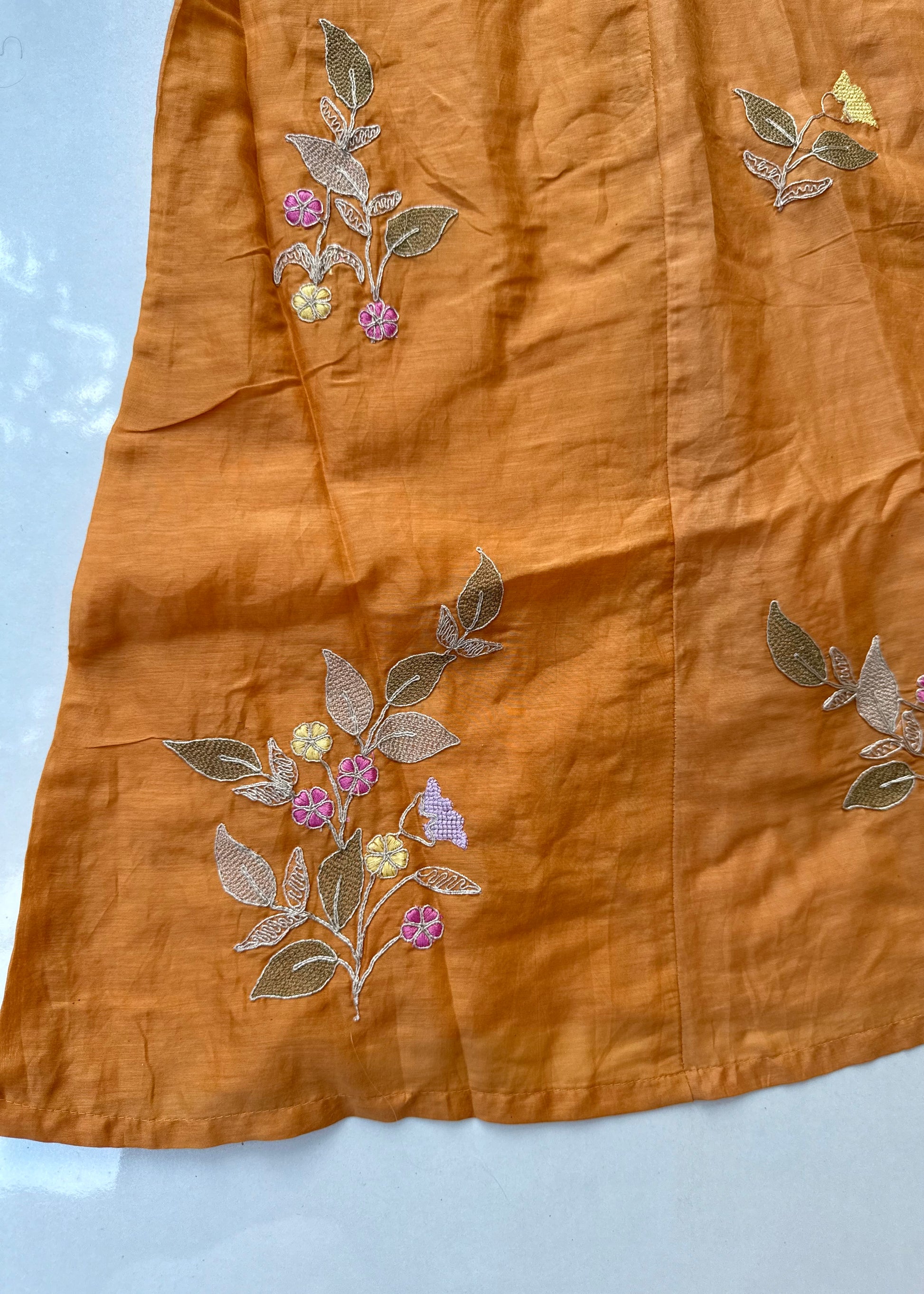 “PRAGYA” Beautiful Mul Chanderi straight kurta set