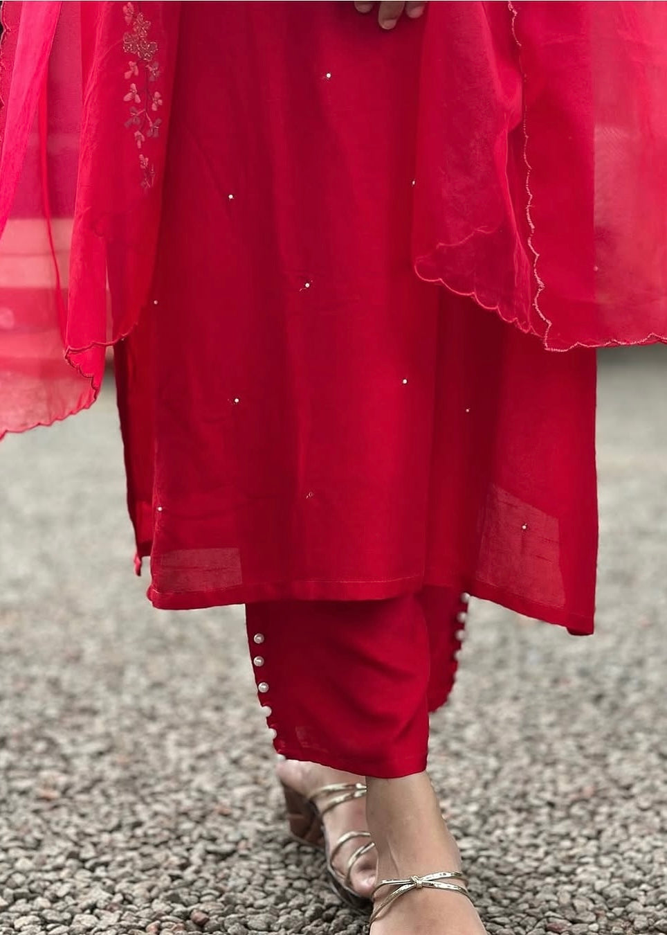 “ALKA” A very beautiful piece with zardozi & zari handwork set