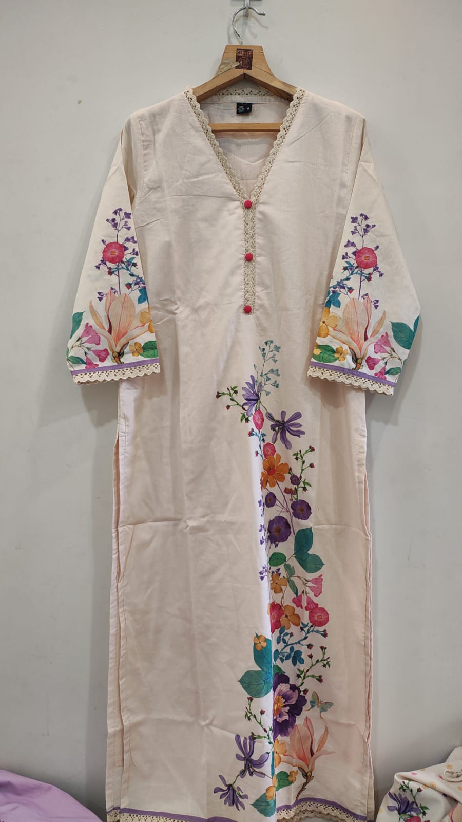 “BHOOMI" Premium mul cotton kurti pant with dupatta set