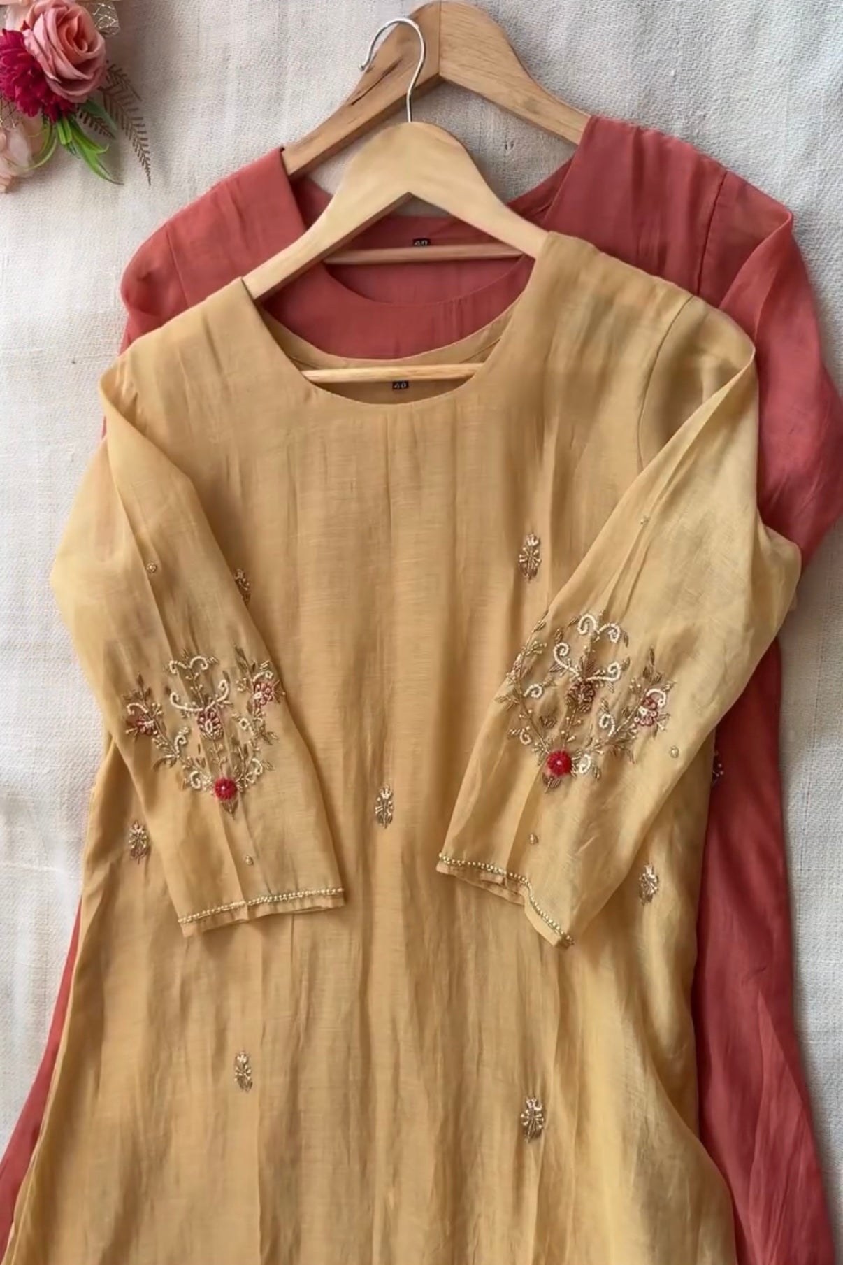 “Iqrah” premium Mul-Chanderi Party wear A Line suit set