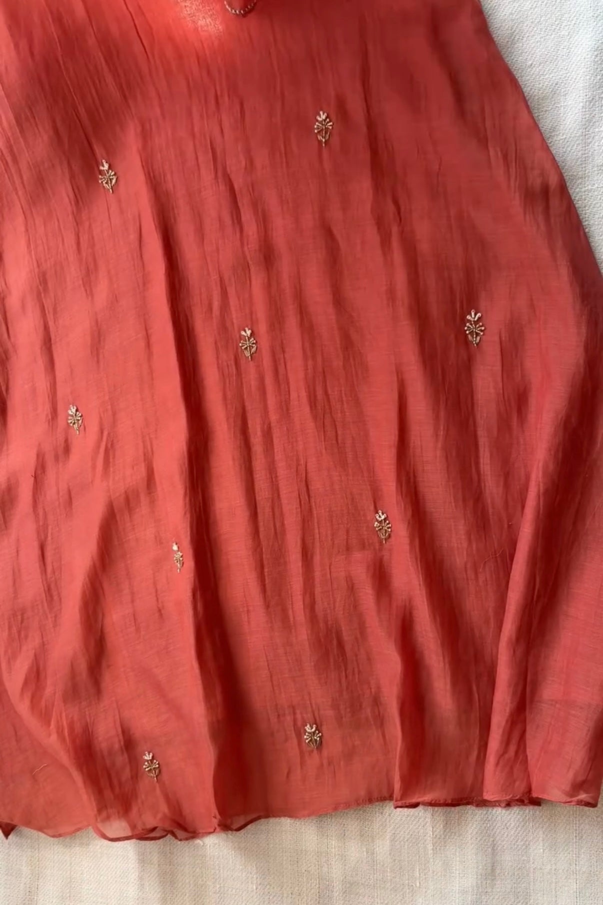 “Iqrah” premium Mul-Chanderi Party wear A Line suit set