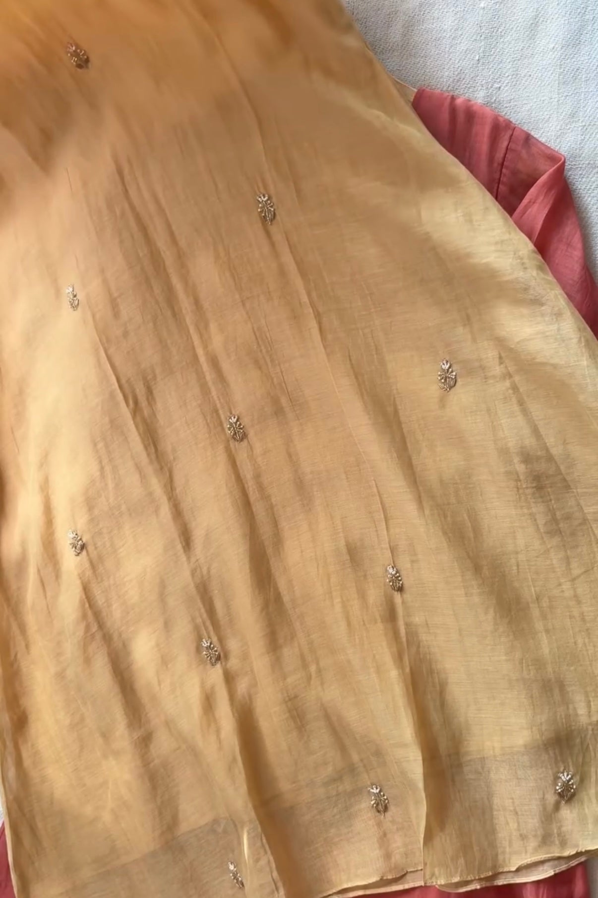 “Iqrah” premium Mul-Chanderi Party wear A Line suit set