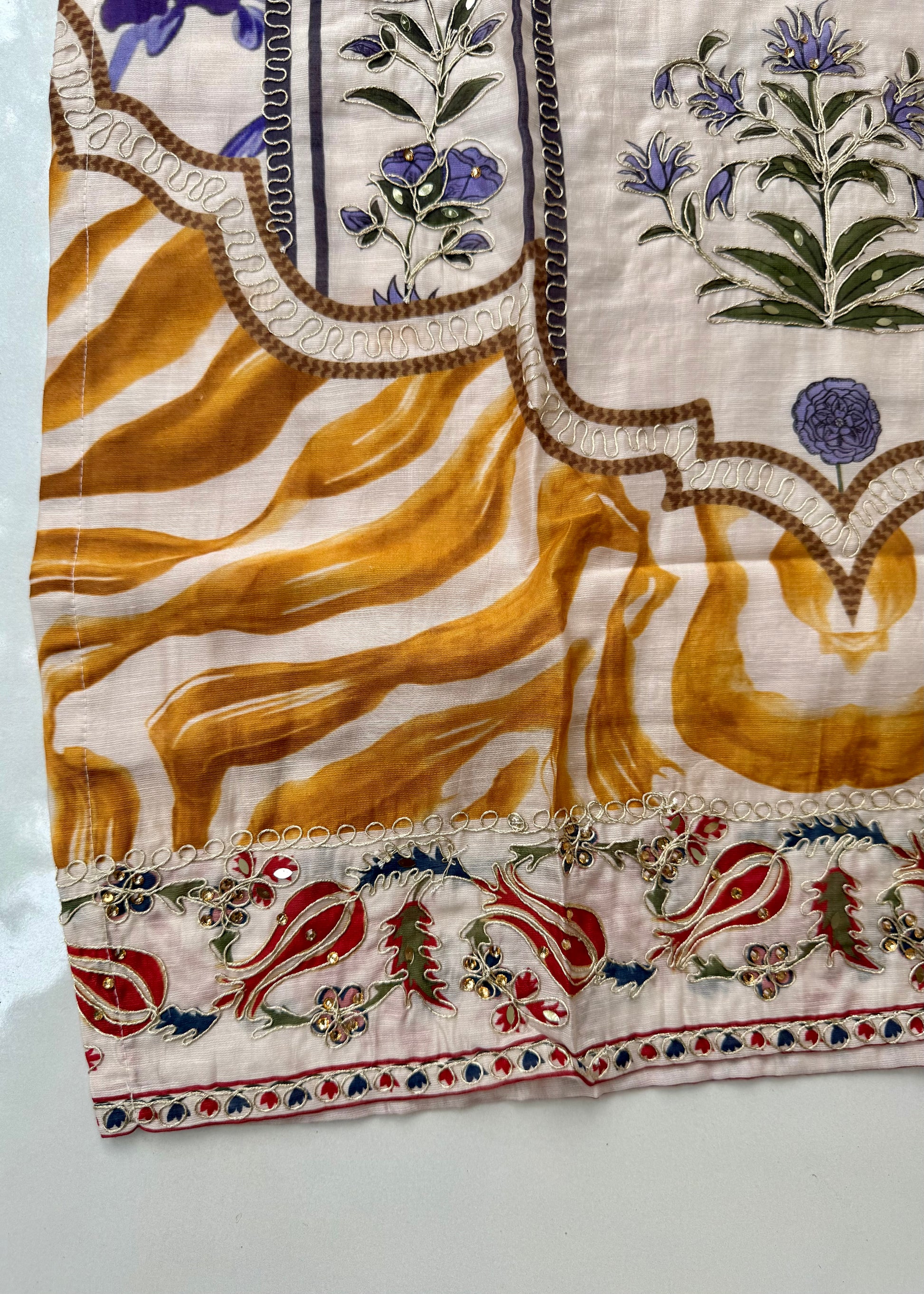 “MILAN" Premium Mul cotton handwork kurta set