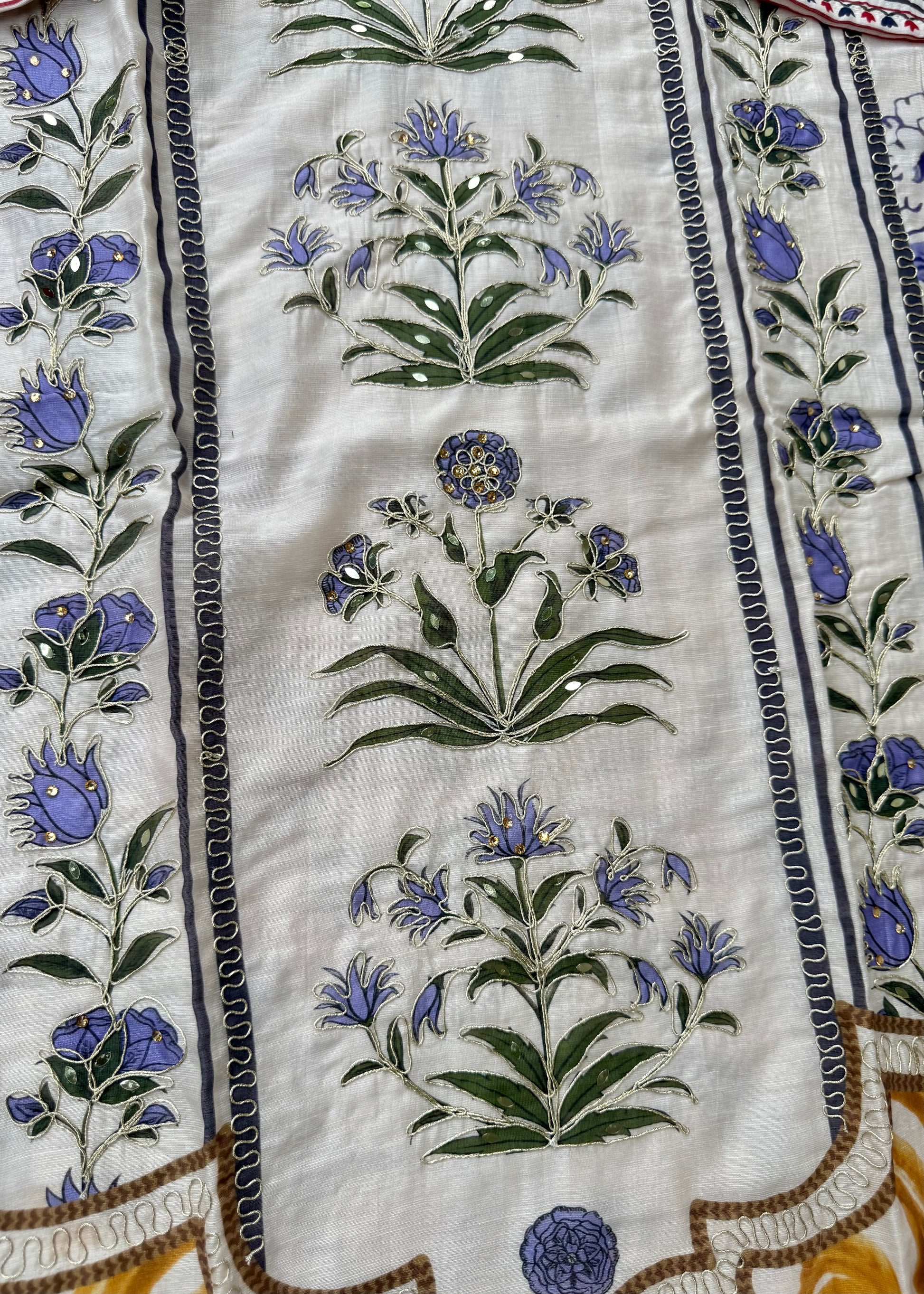 “MILAN" Premium Mul cotton handwork kurta set