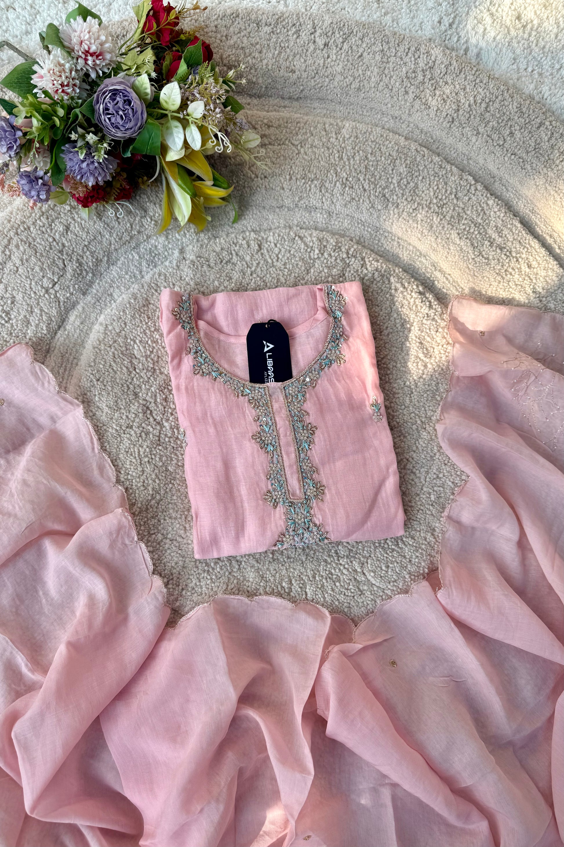 ✨ “Aarini – Soft Mul Chanderi Straight Kurta Set