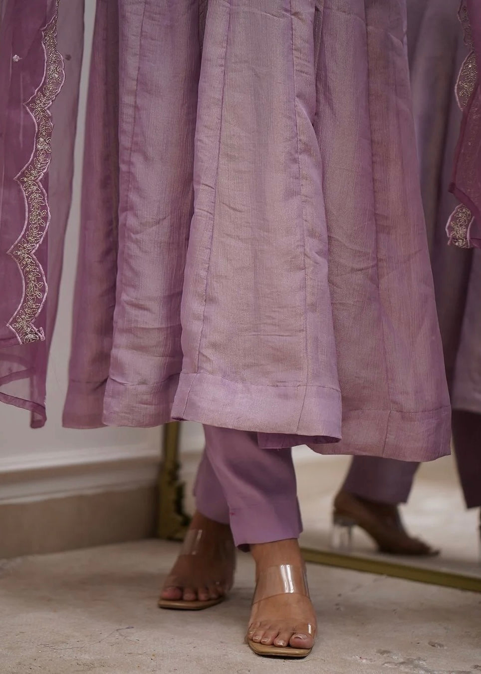 “Pakiza” Latest premium Tissue silk anarkali suit