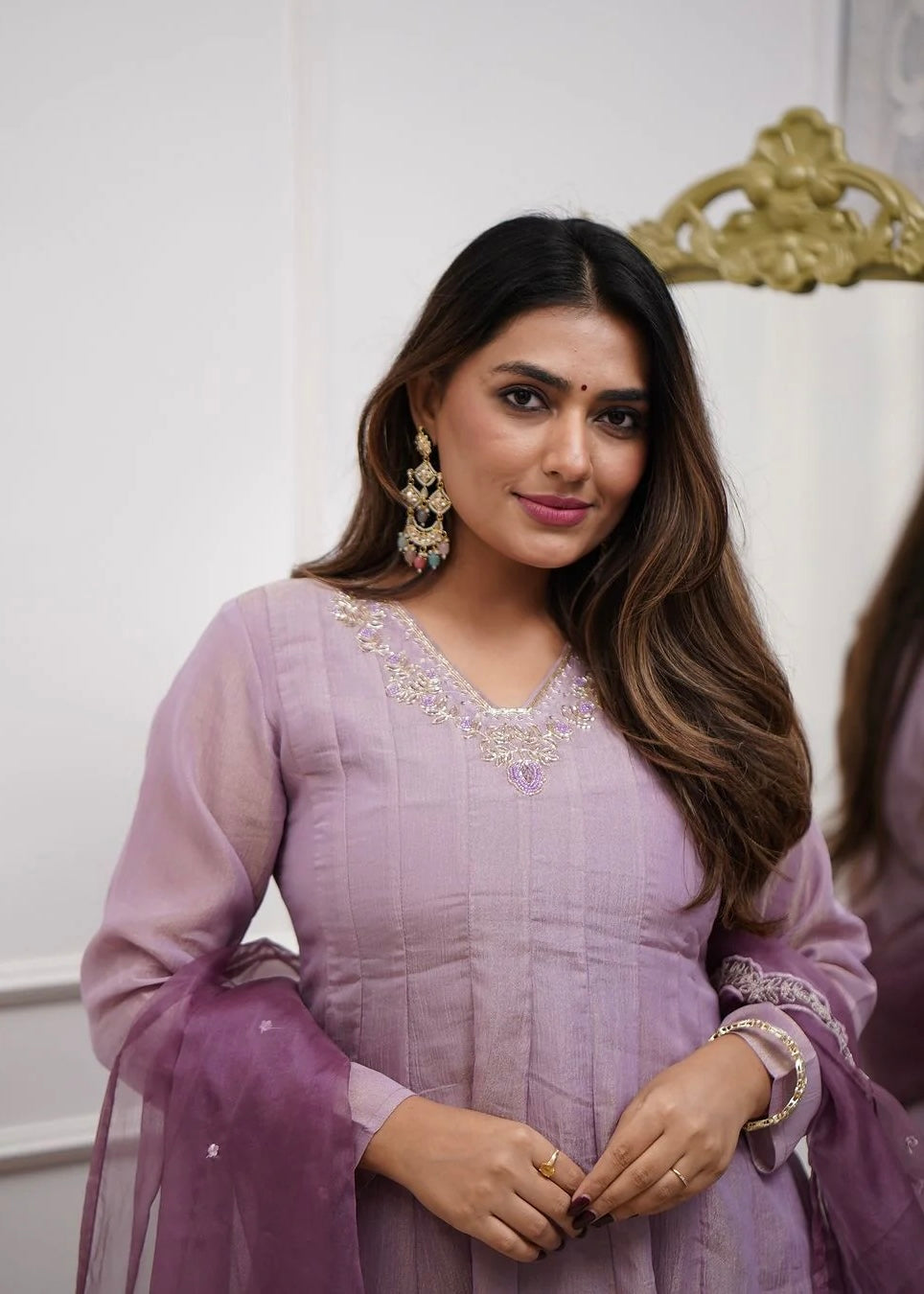 “Pakiza” Latest premium Tissue silk anarkali suit