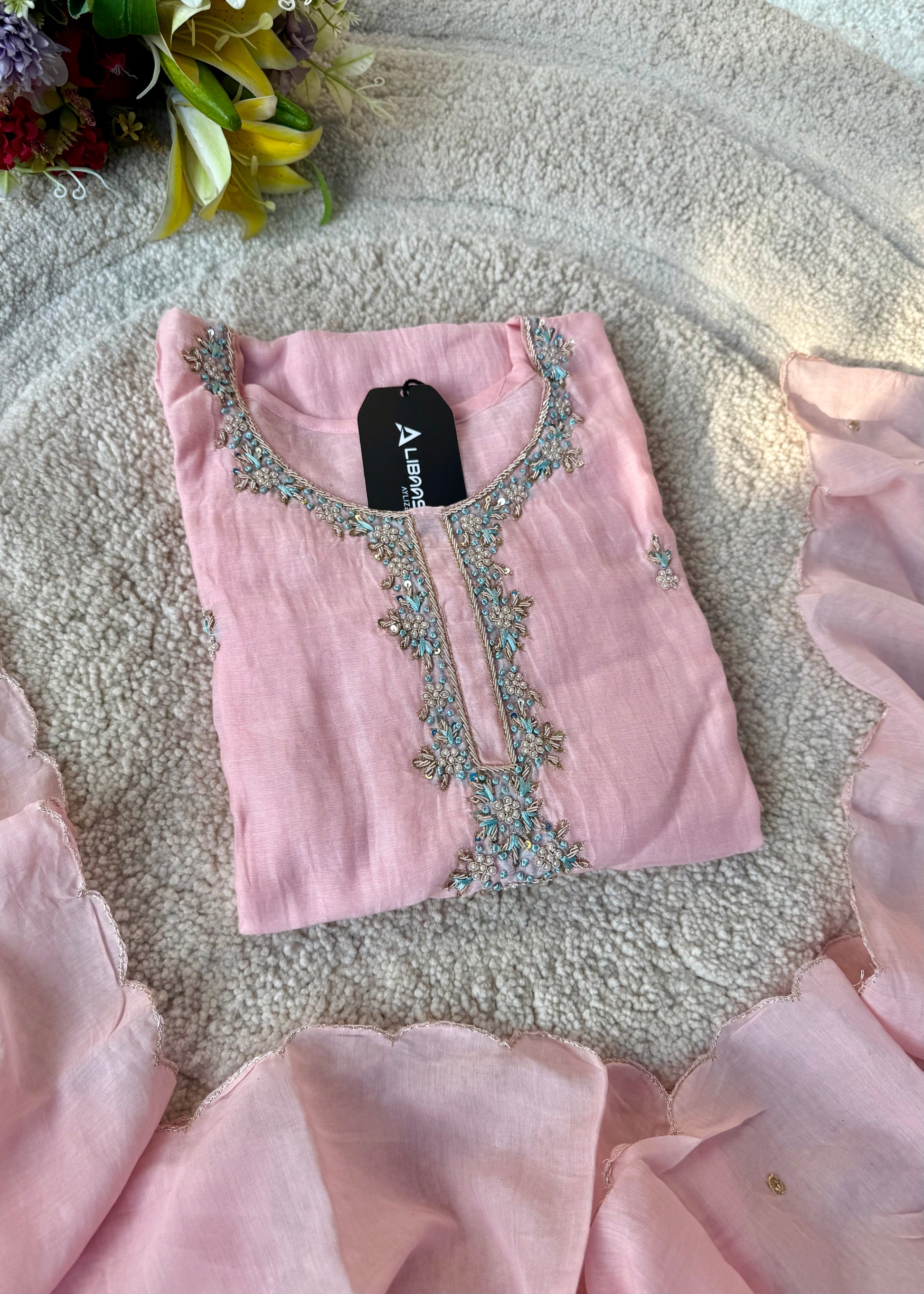 ✨ “Aarini – Soft Mul Chanderi Straight Kurta Set