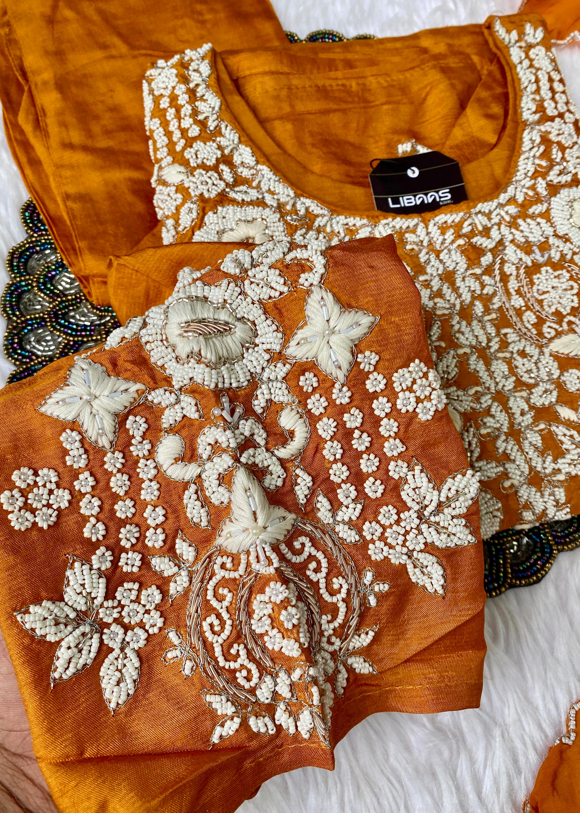 “ SUHANA” A very beautiful festival wear special rust orange set