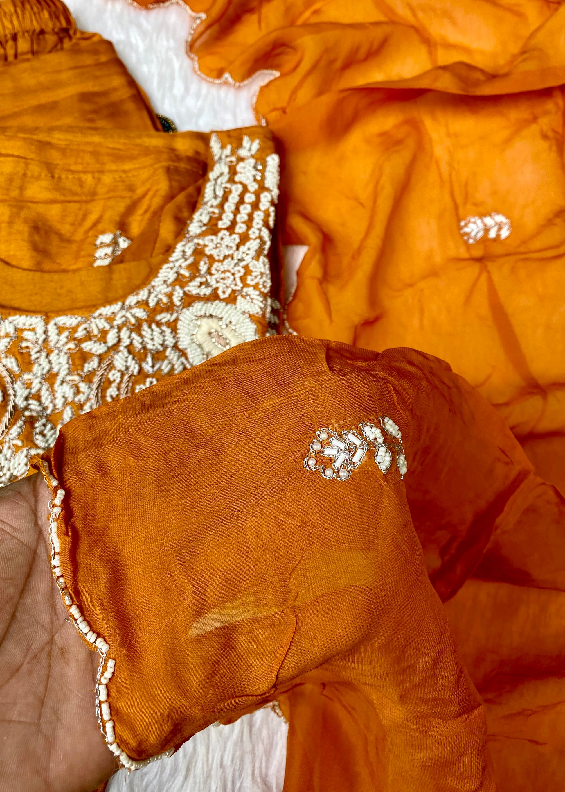 “ SUHANA” A very beautiful festival wear special rust orange set