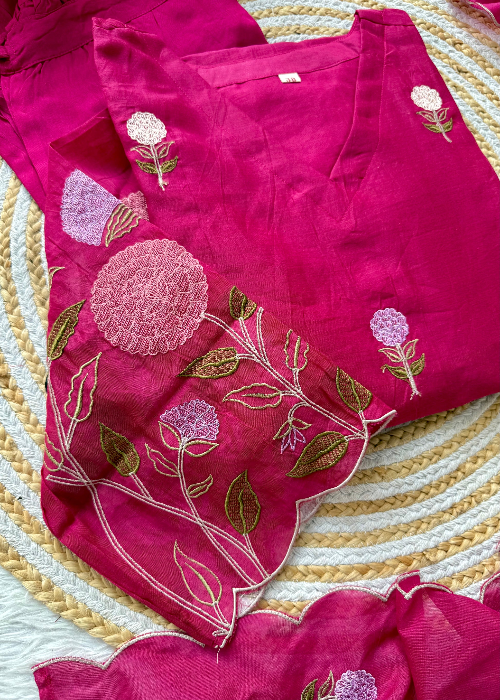 “NAVI” Premium Mul Chanderi party wear kurta set